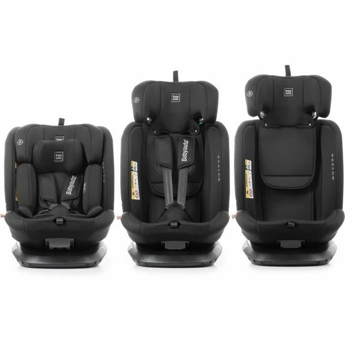 Seggiolino Auto Babyauto Across Nero 0 (de 0 A 10 Kilos) I (9 - 18 Kg) Ii (15-25 Kg) Iii (22 - 36 Kg) Per Bambini Ece R129/04 - Image 5