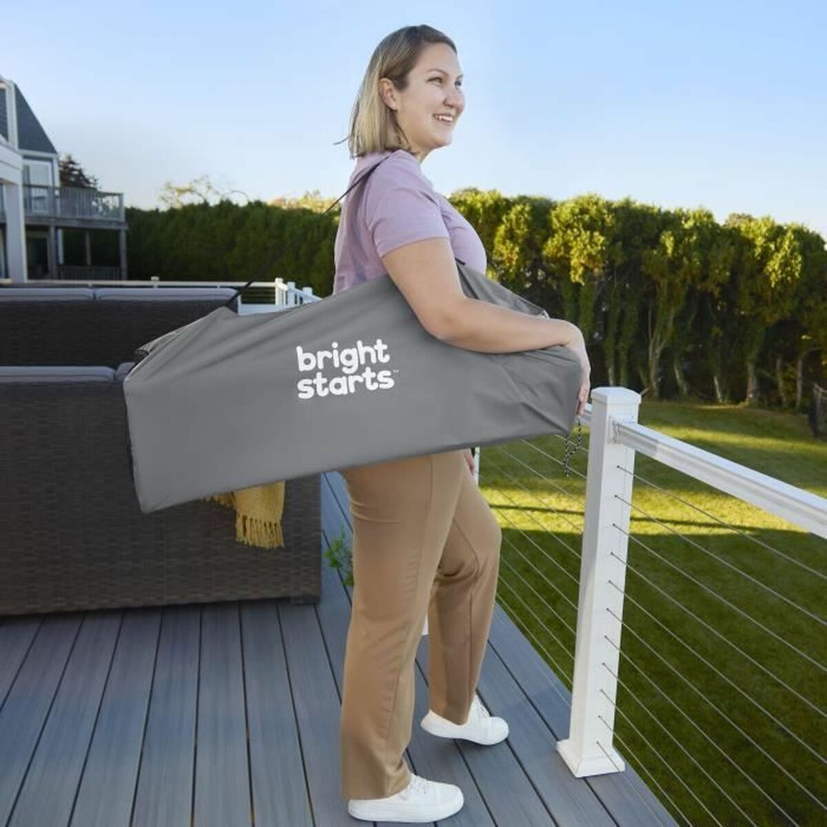 Seggiolone Bright Starts Pop N Dine Grigio - Image 5