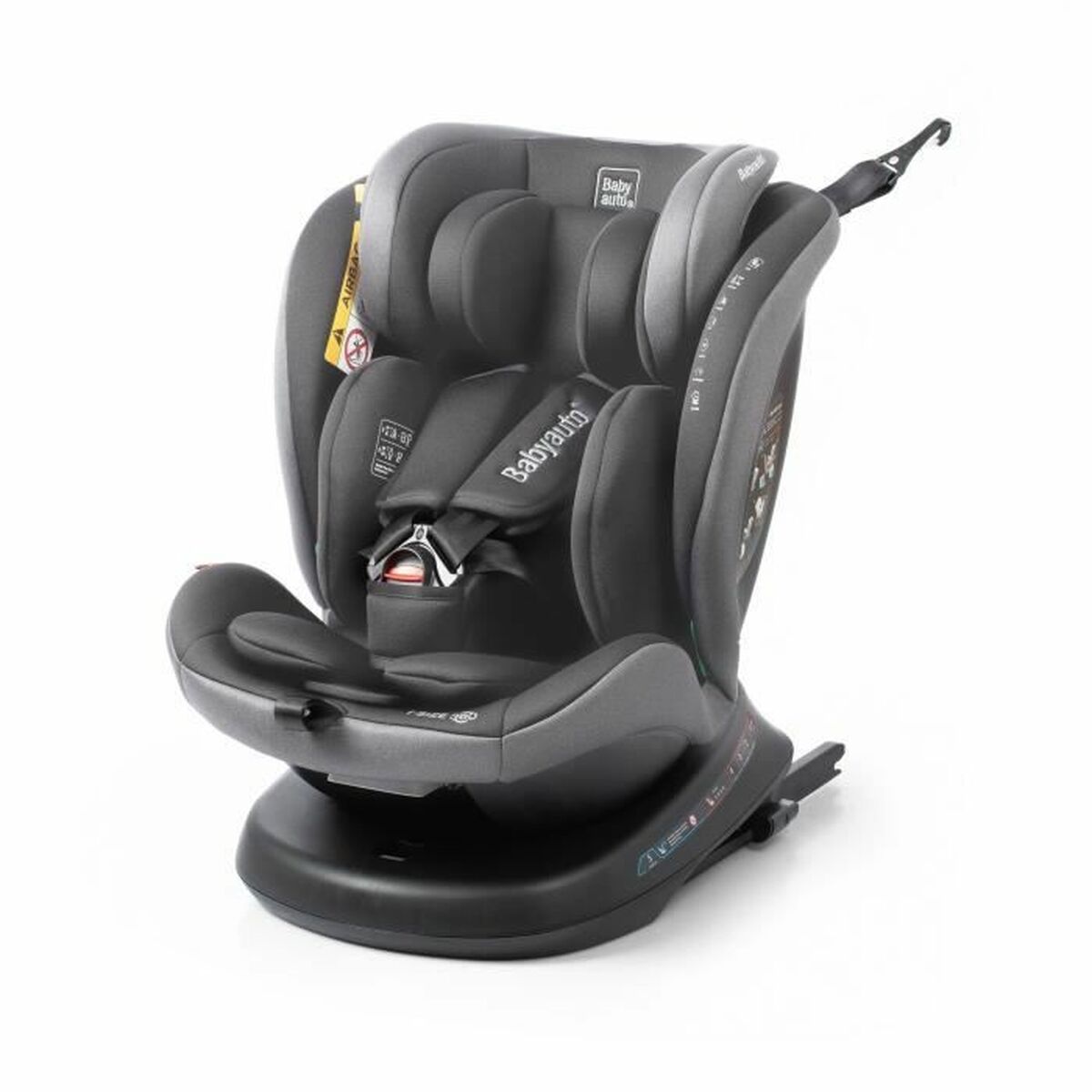 Seggiolino Auto Babyauto Rodia Grigio 0 (de 0 A 10 Kilos) I (9 - 18 Kg) Ii (15-25 Kg) Iii (22 - 36 Kg) Per Bambini Ece R129/04