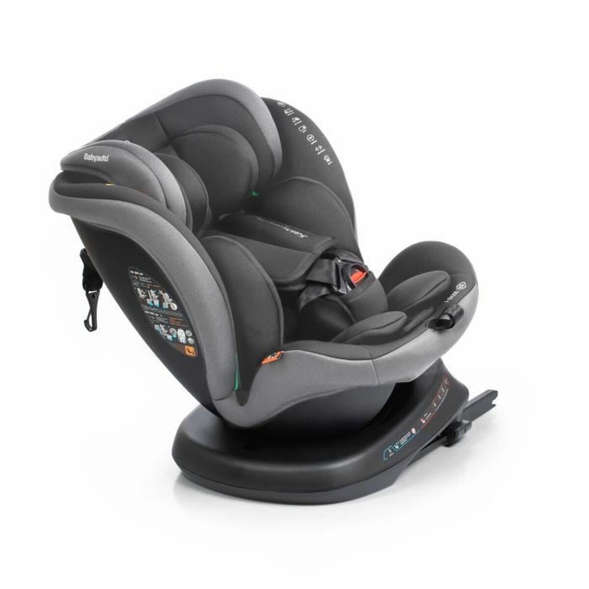 Seggiolino Auto Babyauto Rodia Grigio 0 (de 0 A 10 Kilos) I (9 - 18 Kg) Ii (15-25 Kg) Iii (22 - 36 Kg) Per Bambini Ece R129/04 - Image 6