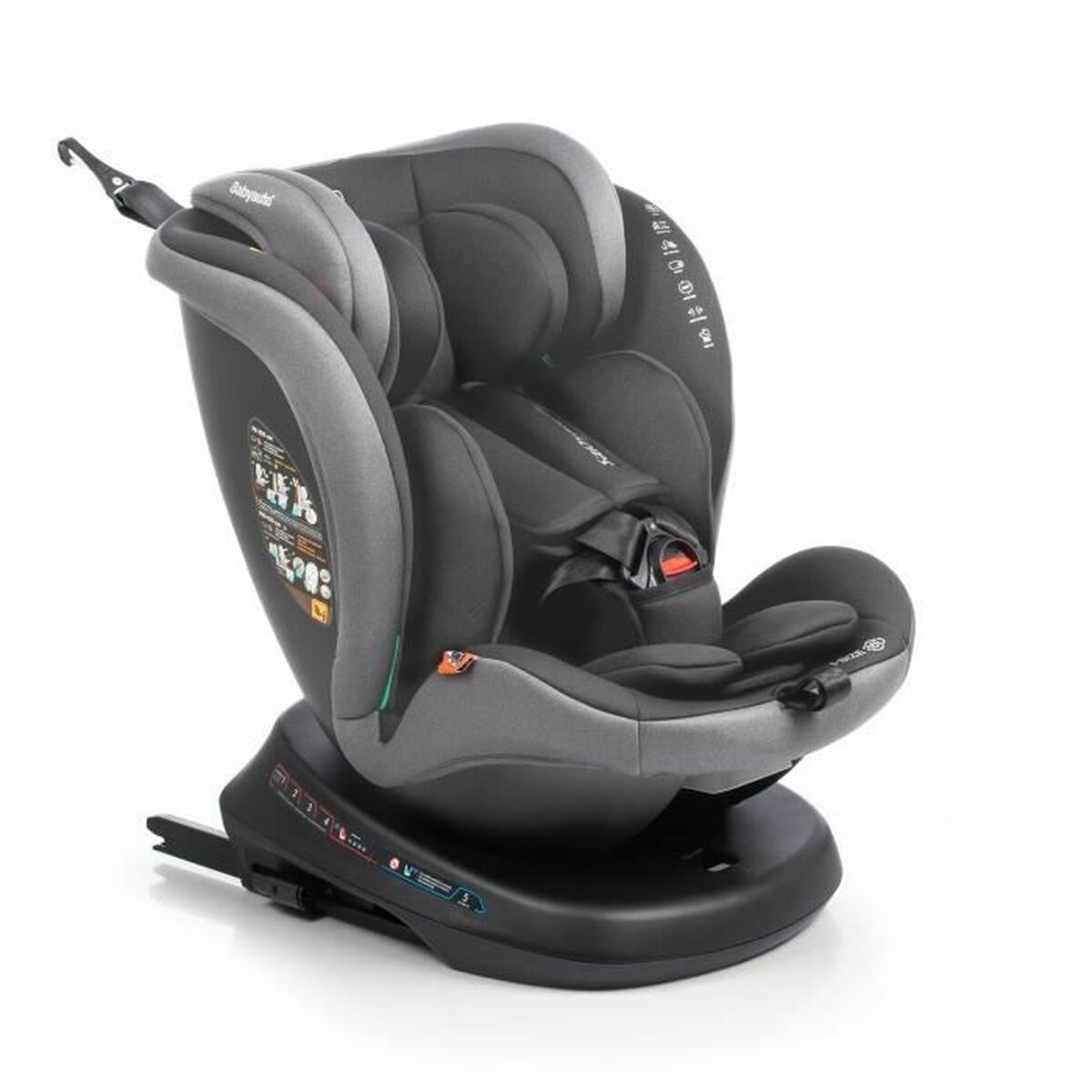Seggiolino Auto Babyauto Rodia Grigio 0 (de 0 A 10 Kilos) I (9 - 18 Kg) Ii (15-25 Kg) Iii (22 - 36 Kg) Per Bambini Ece R129/04 - Image 5