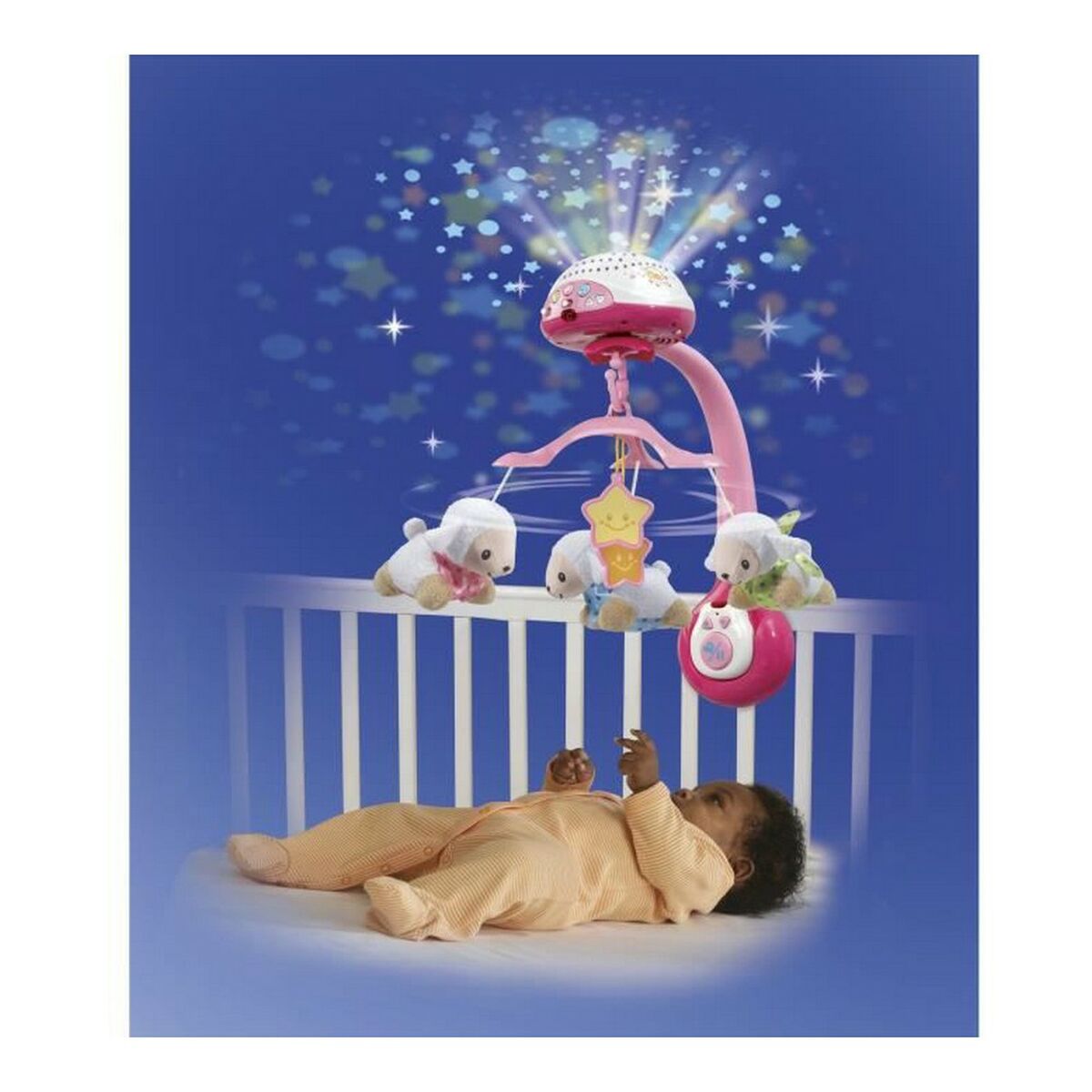 Giocattolo Per Bebè Vtech Baby Sheep Count Rosa Plastica Culla Neonato - Image 3