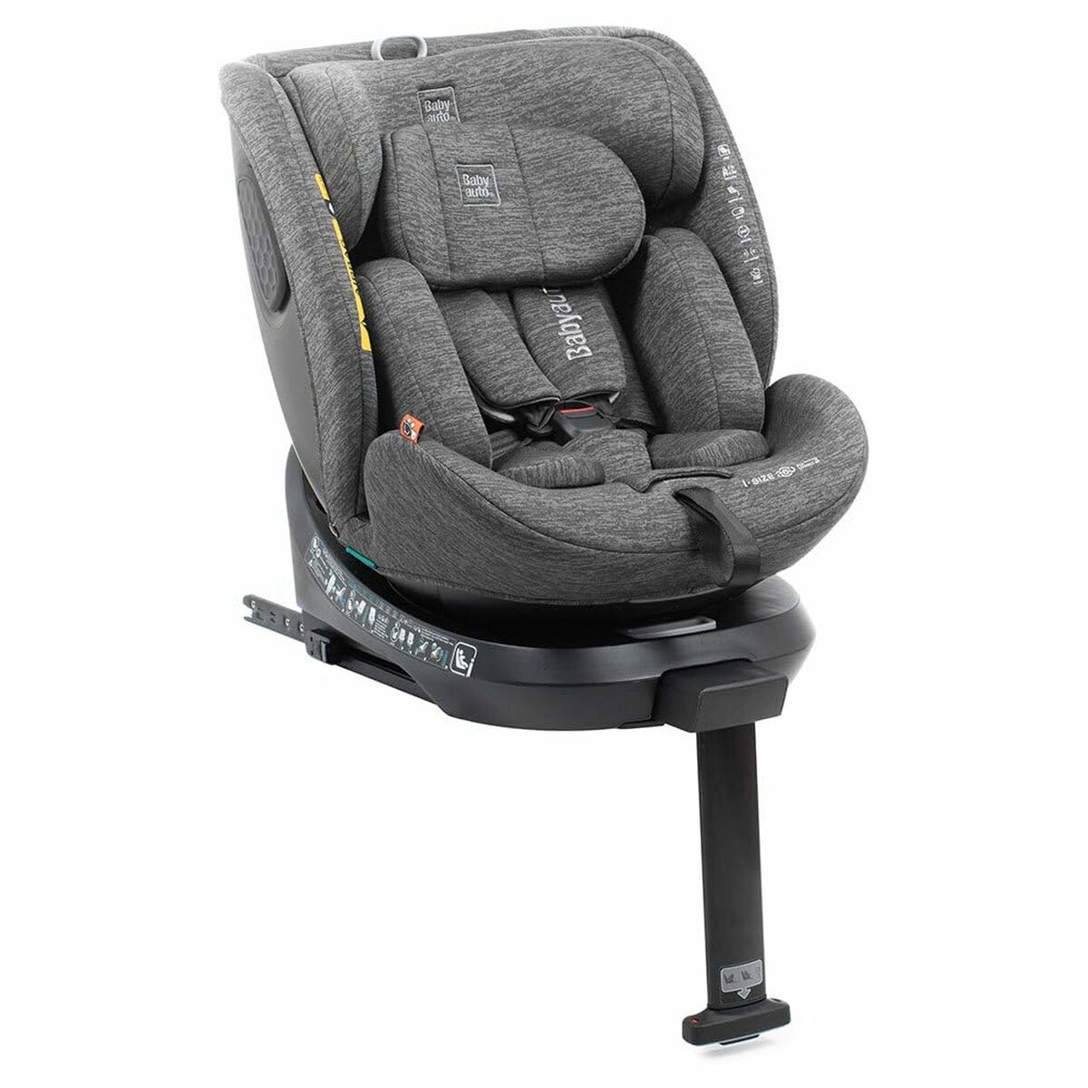 Seggiolino Auto Babyauto Core Grigio 0 (de 0 A 10 Kilos) I (9 - 18 Kg) Ii (15-25 Kg) Iii (22 - 36 Kg) Per Bambini Ece R129/04 - Image 3