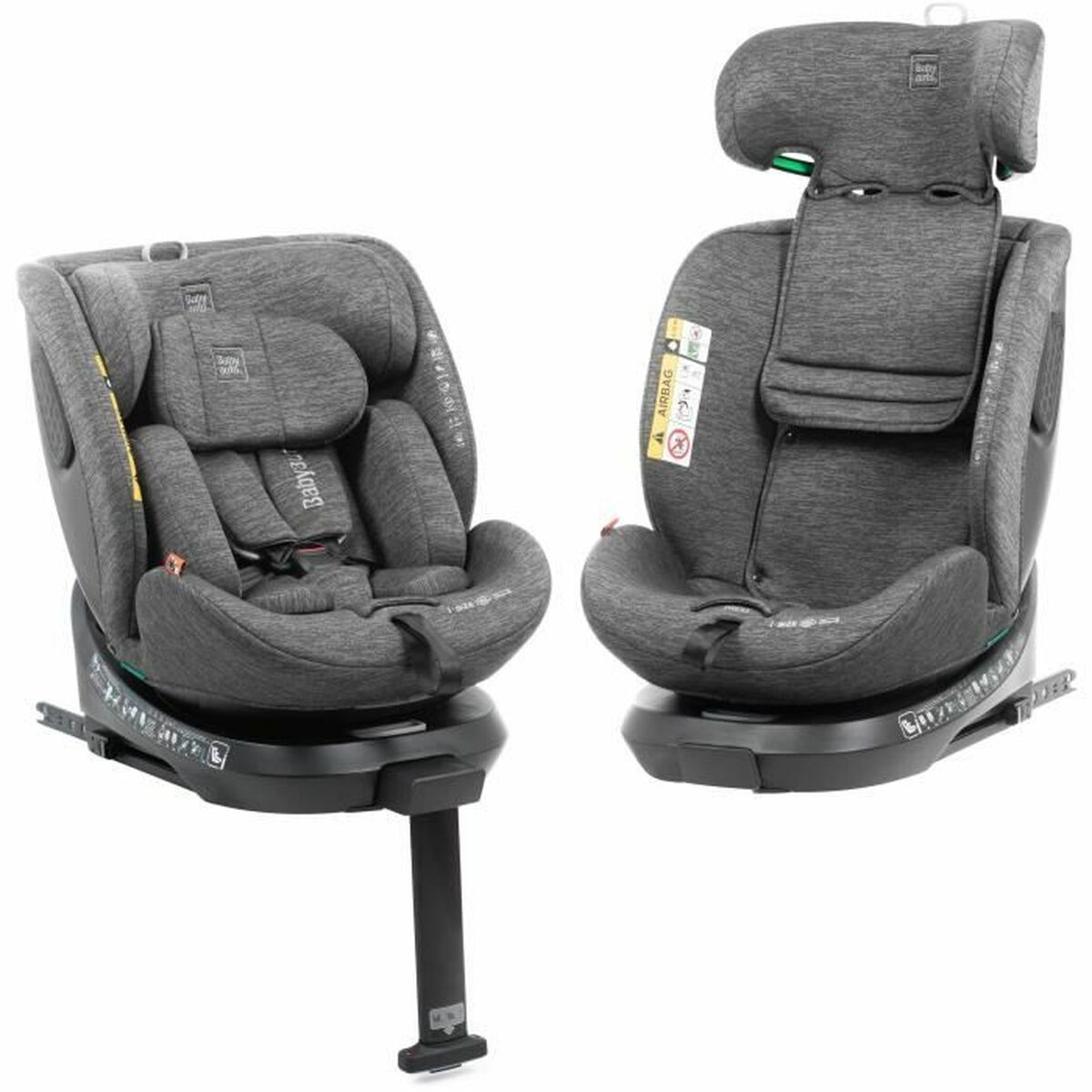 Seggiolino Auto Babyauto Core Grigio 0 (de 0 A 10 Kilos) I (9 - 18 Kg) Ii (15-25 Kg) Iii (22 - 36 Kg) Per Bambini Ece R129/04 - Image 6