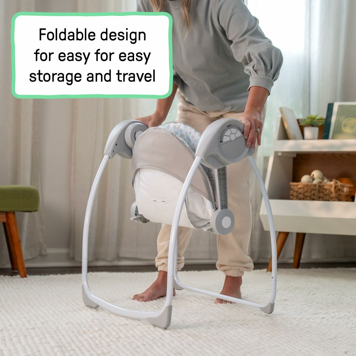 Amaca Per Neonati Ingenuity Grigio 54,6 X 79 X 65 cm - Image 5