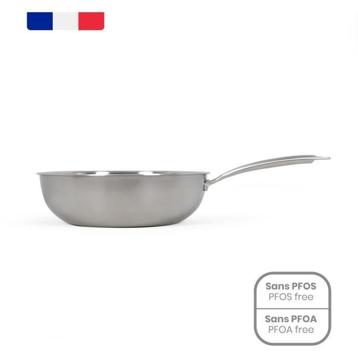 Padella Wok Livoo Acciaio Acciaio Inossidabile Ø 28 cm - Image 4
