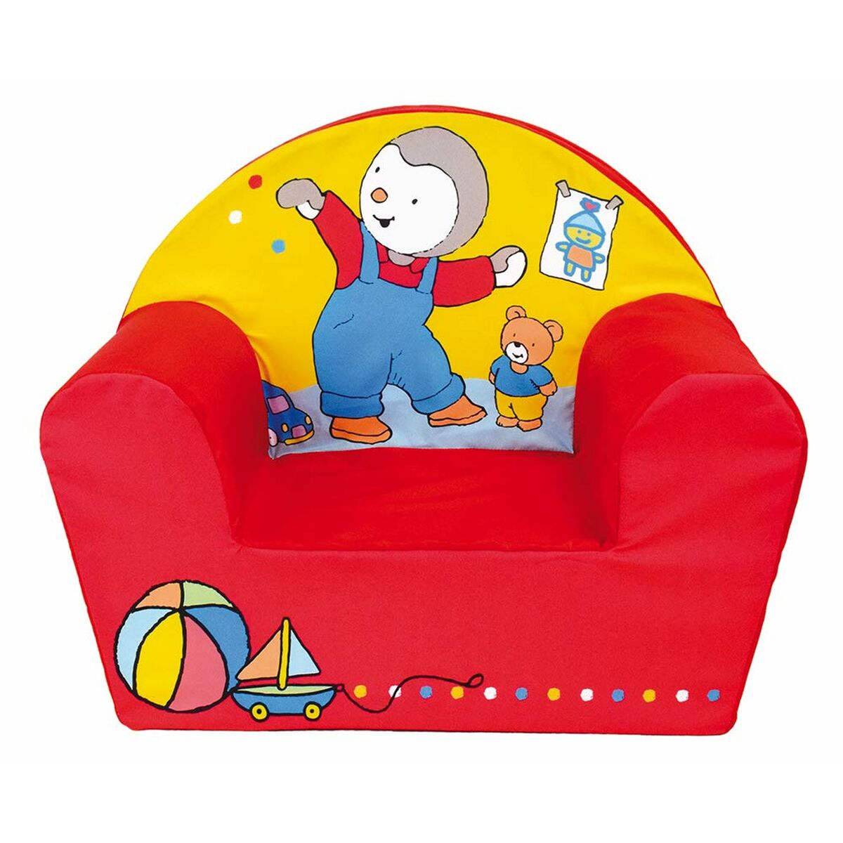 Poltrona Fun House T'choupi Schiuma 42 X 52 X 33 cm