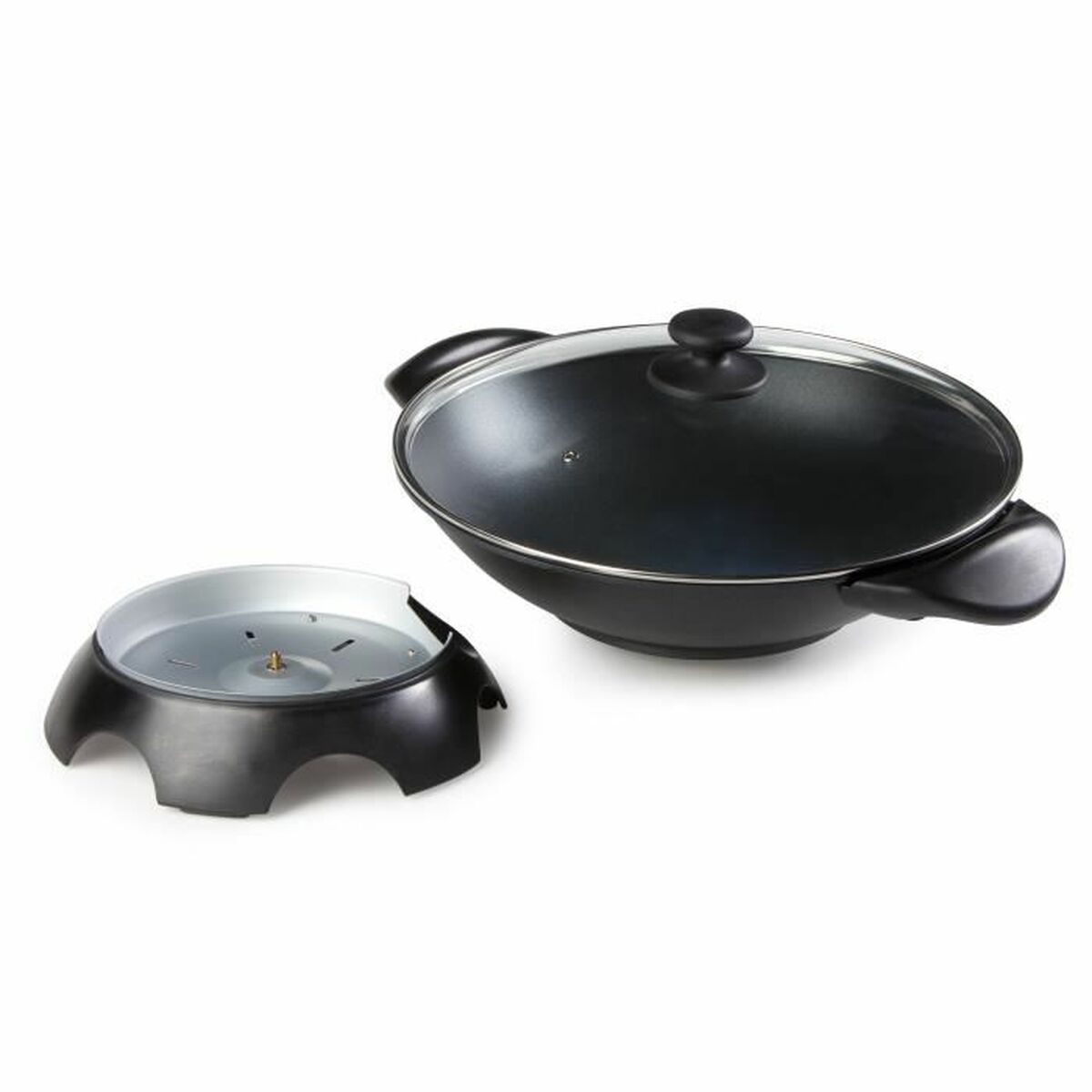 Padella Wok Domo DO-8708w 2000 W 5 L Nero - Image 3