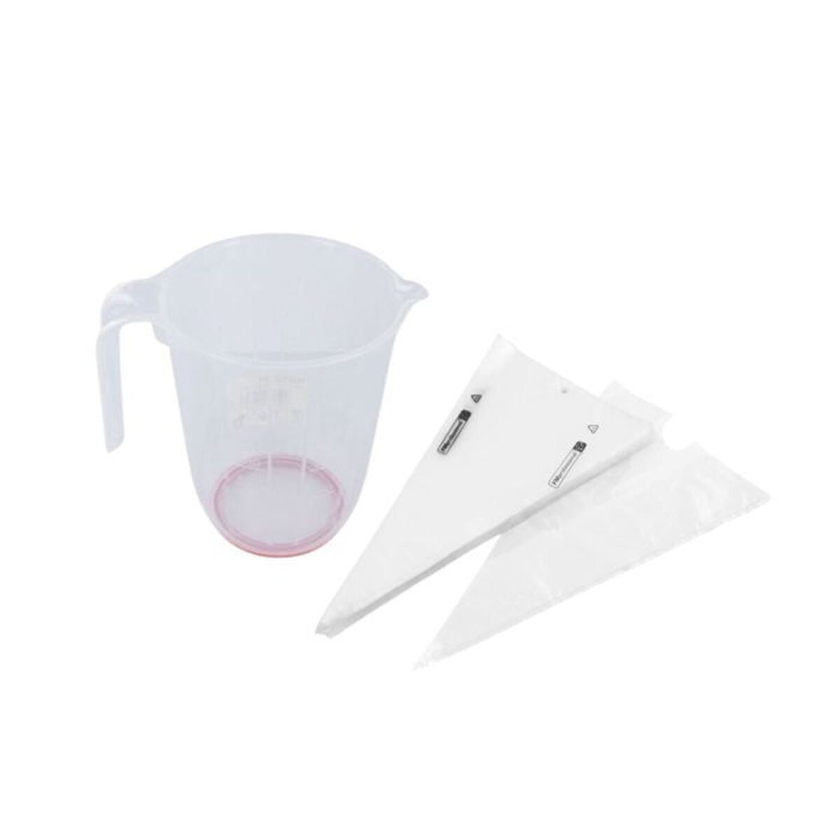 Sac À Poche Fm Professional Trasparente Sac À Poche Bicchiere Dosatore 1 L