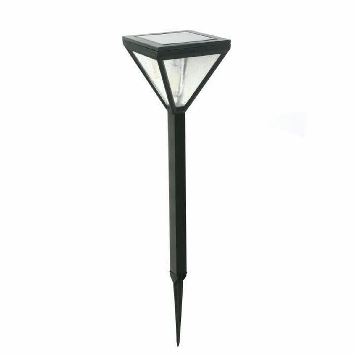 Lampada Ad Energia Solare Galix 25 Lm Nero Acciaio Inossidabile