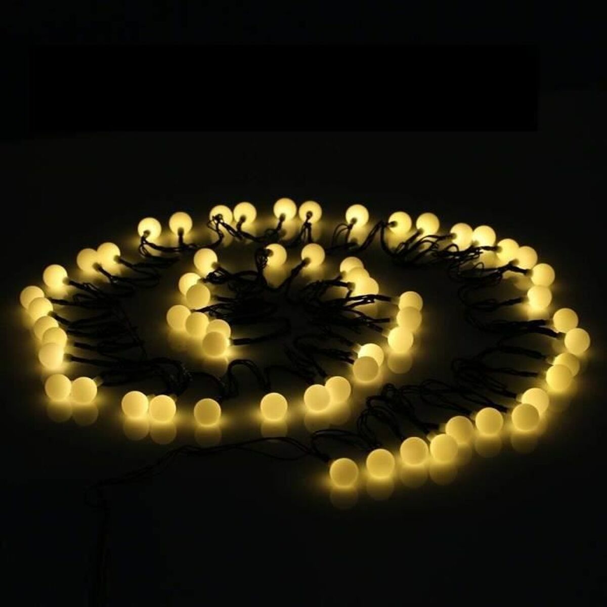 Ghirlanda Di Luci Led Lumi Garden Billy Spherical 60 Leds Nero Noir 1 W - Image 4