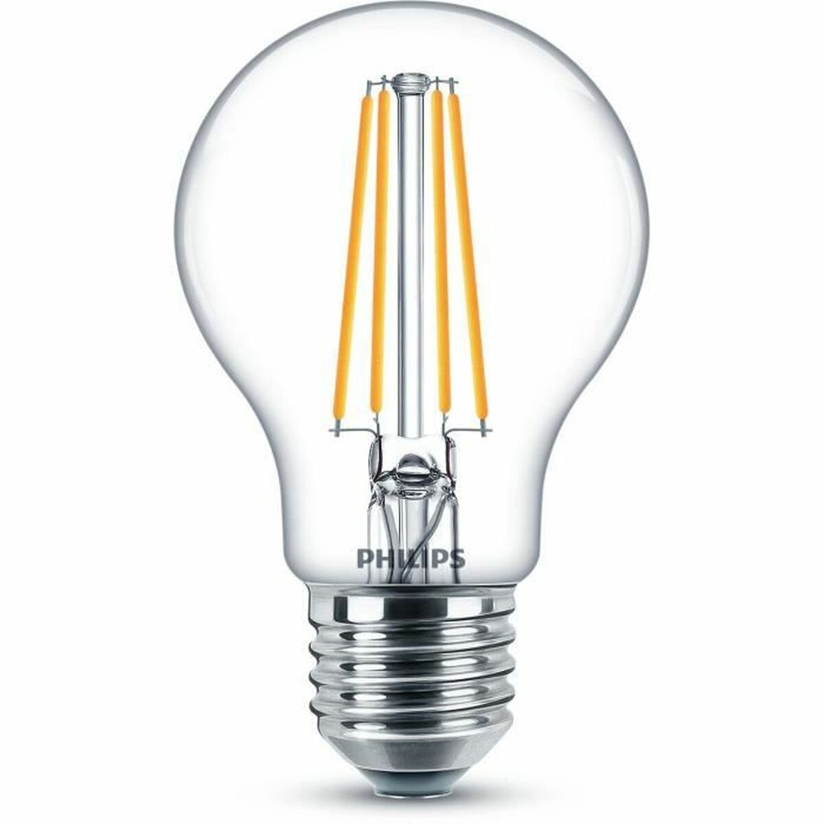 Lampadina Led Philips Classic 60 W Bianco E E27 (2700 K) (2 Unità)