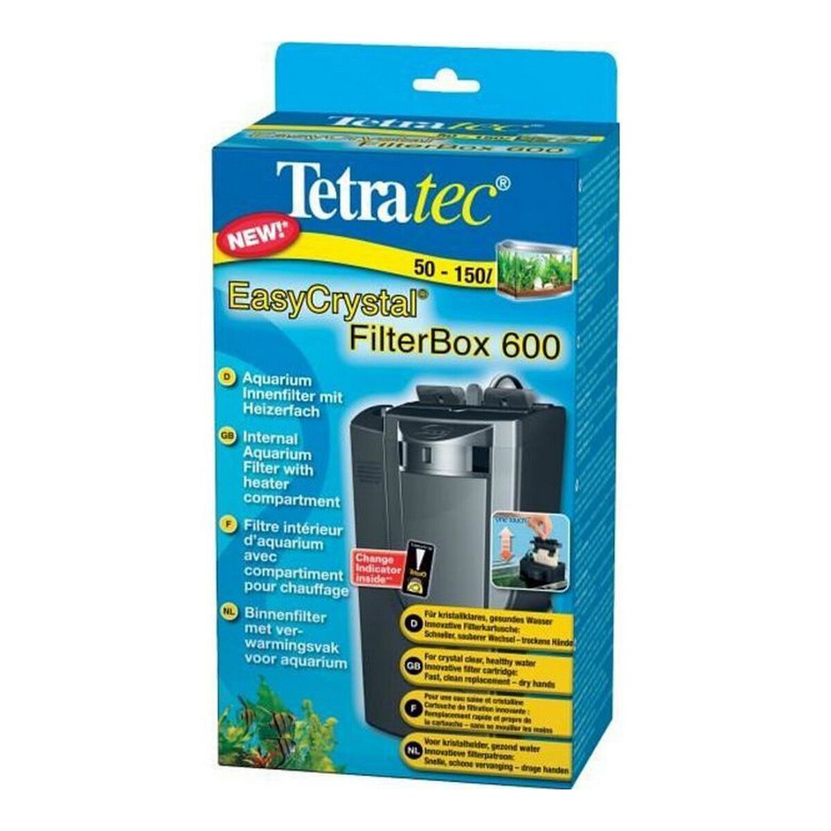 Filtro Dell'acqua Tetra Easycrystal Filterbox 600