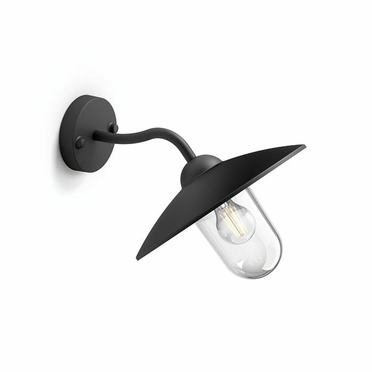 Applique Da Parete Philips 0164330pn Esterno Nero Alluminio 60 W E27