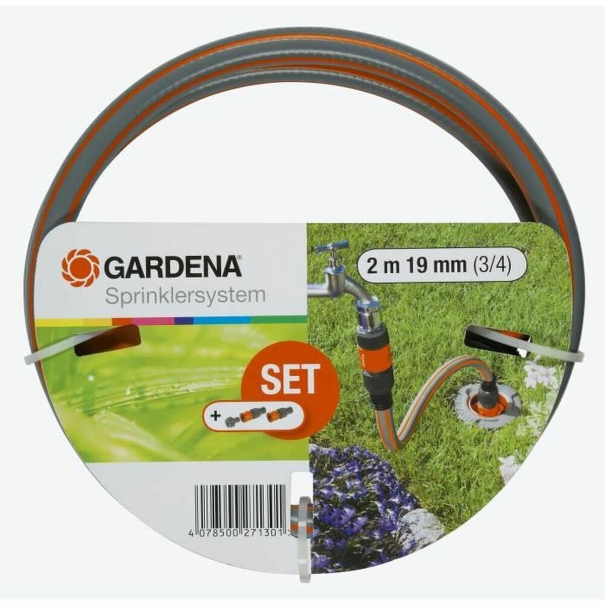 Connettore Tubo Gardena 02713-20 Sistema Di Irrigazione Ø 19 Mm 2 M