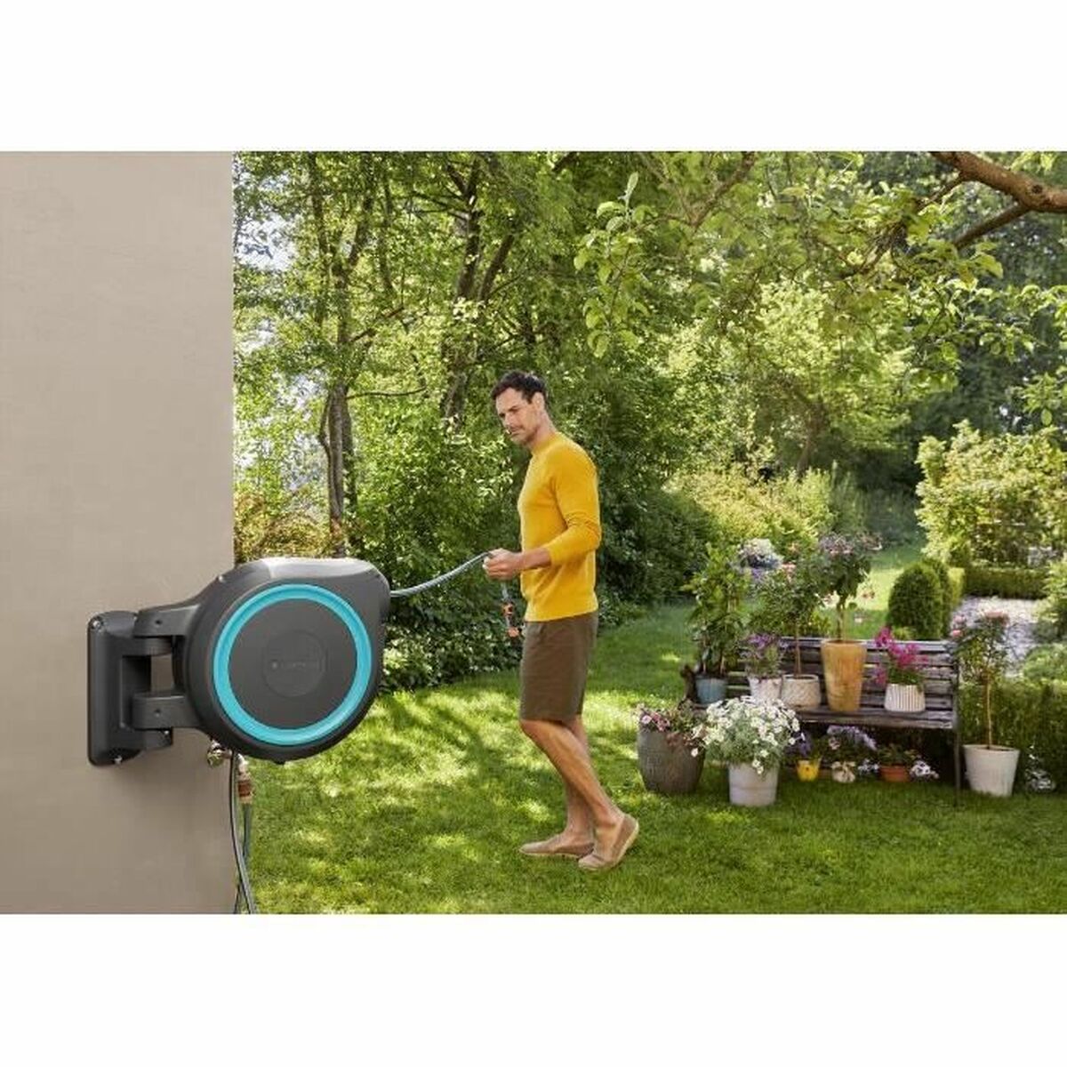 Avvolgitubo Gardena Rollup L Automatico Parete Ø 13 Mm 30 M - Image 4