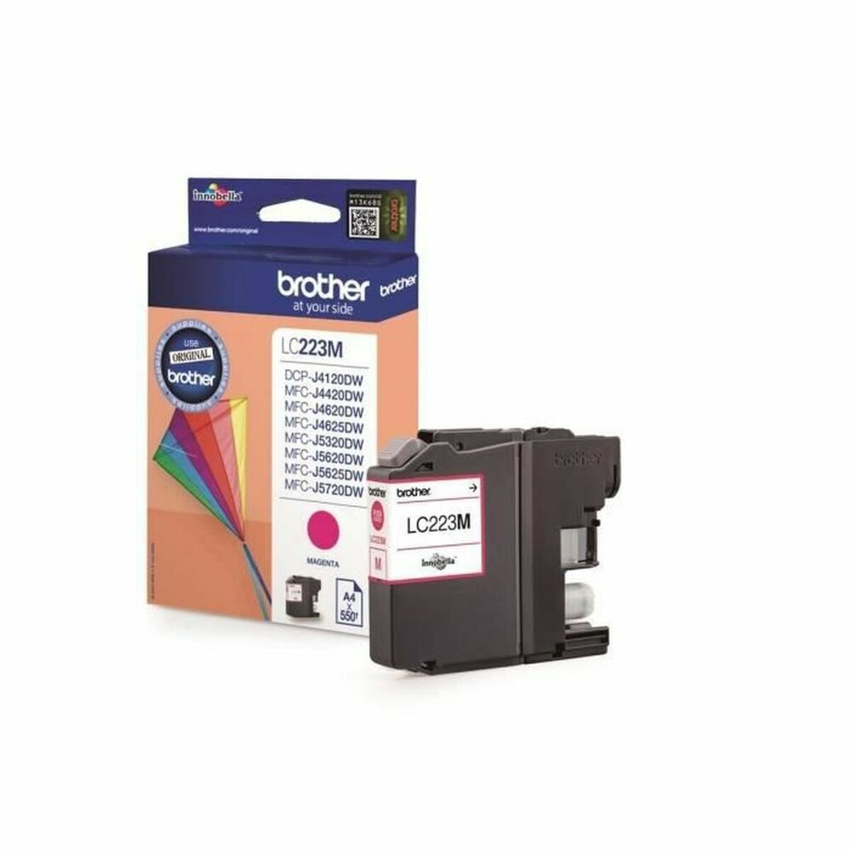 Cartuccia Ad Inchiostro Originale Brother Lc223m Magenta