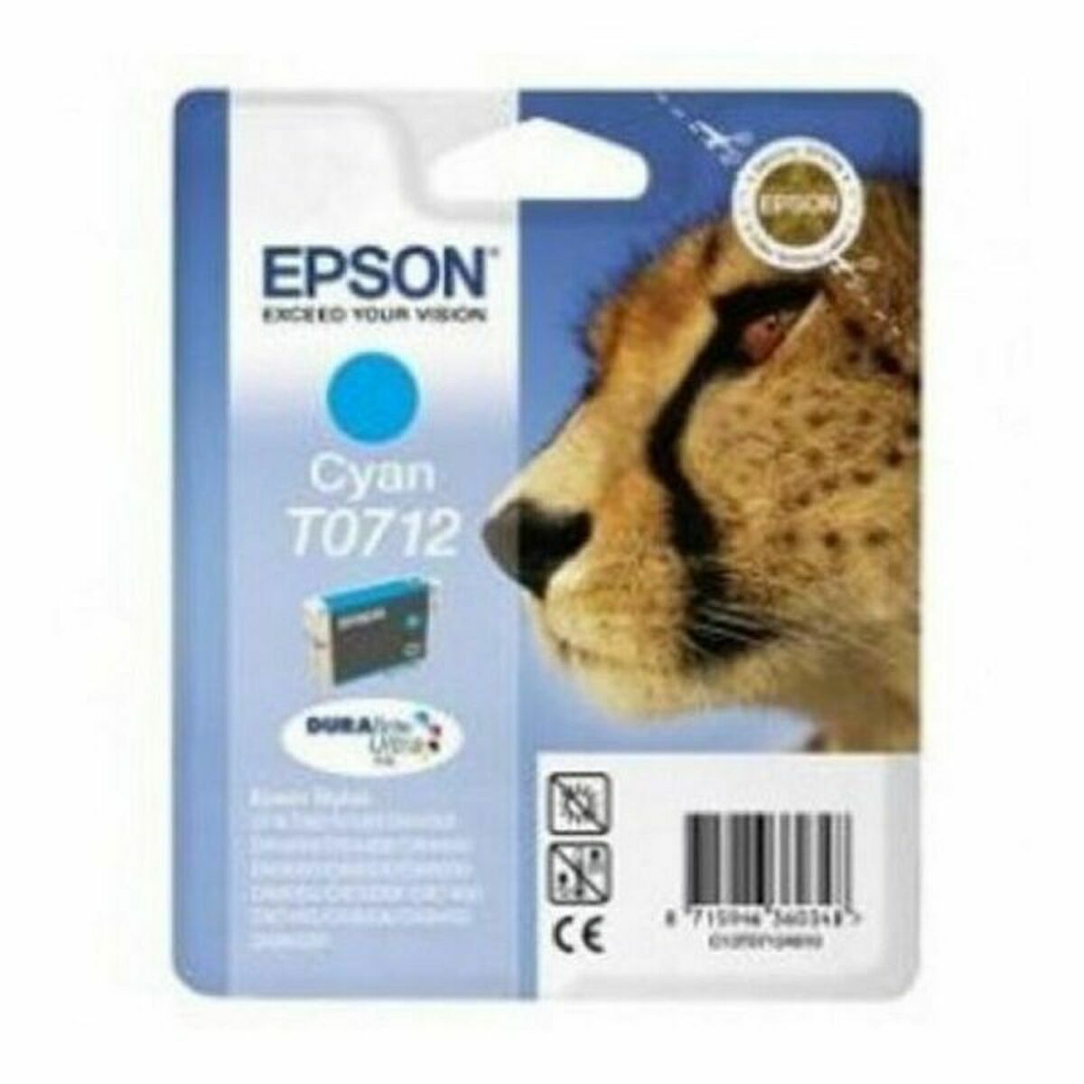 Cartuccia Ad Inchiostro Originale Epson T0712 Azzurro Ciano