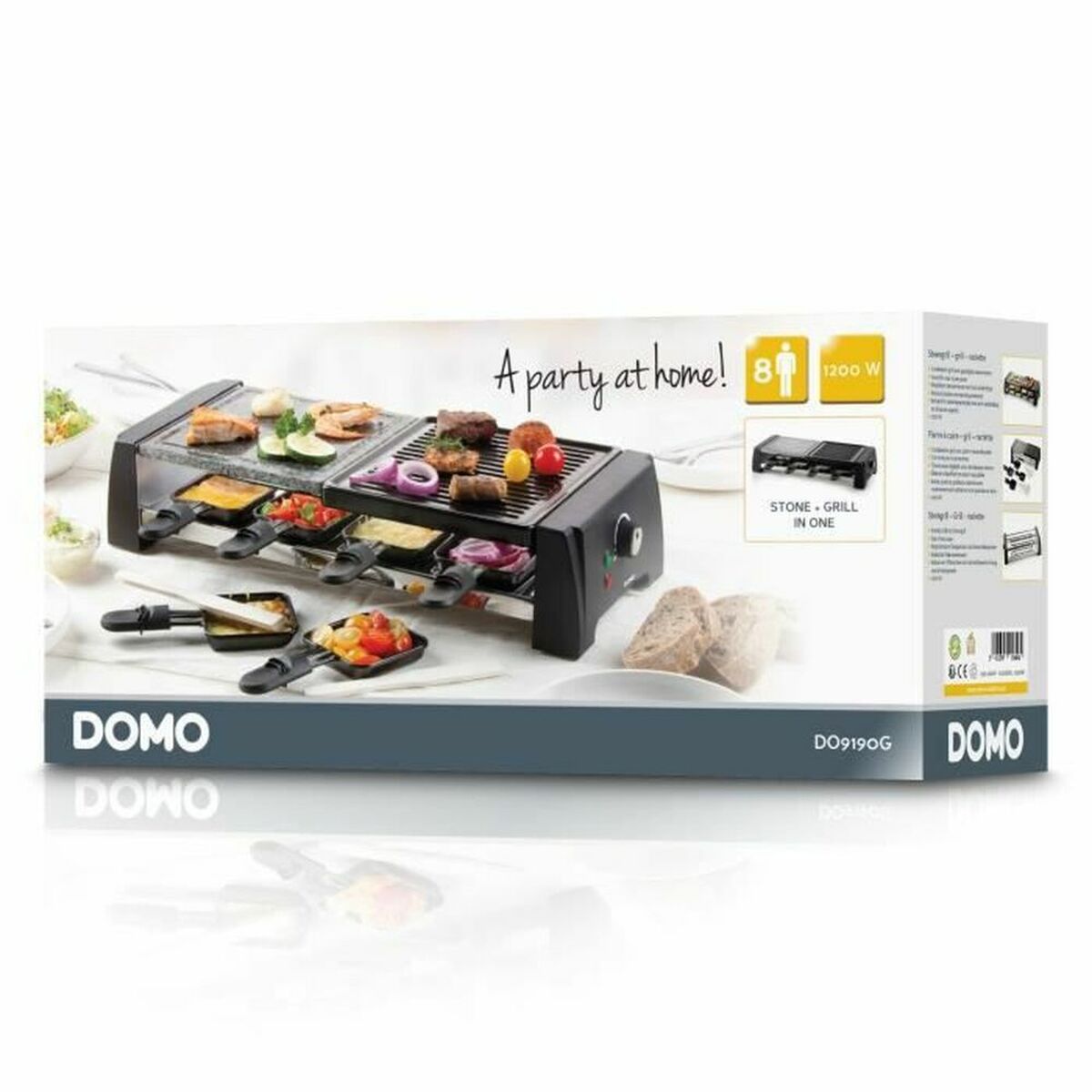 Barbecue Elettrico Domo Do9190g 1200w 1200 W - Image 3