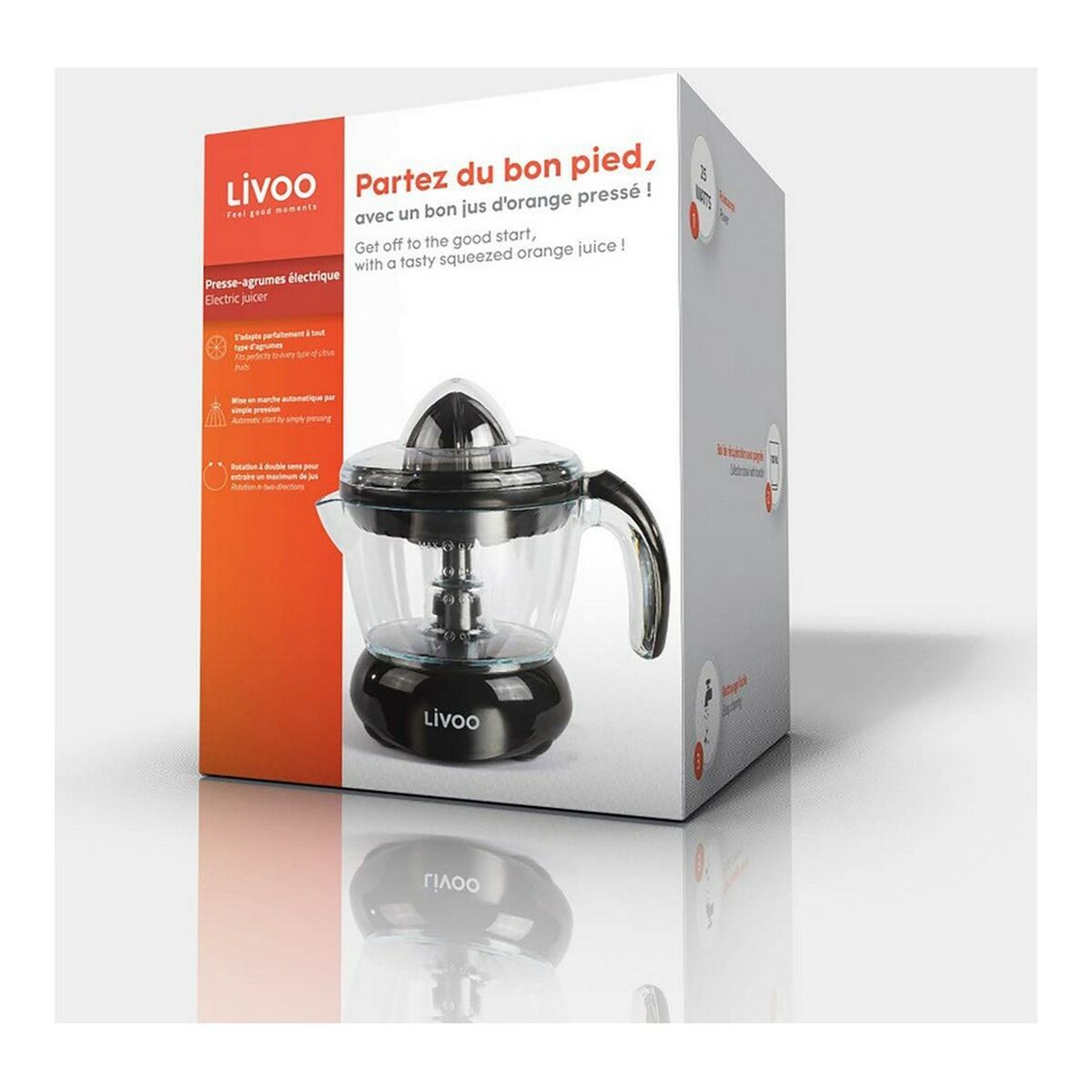Spremiagrumi Elettrico Livoo Dod131n Nero 700 ml - Image 6