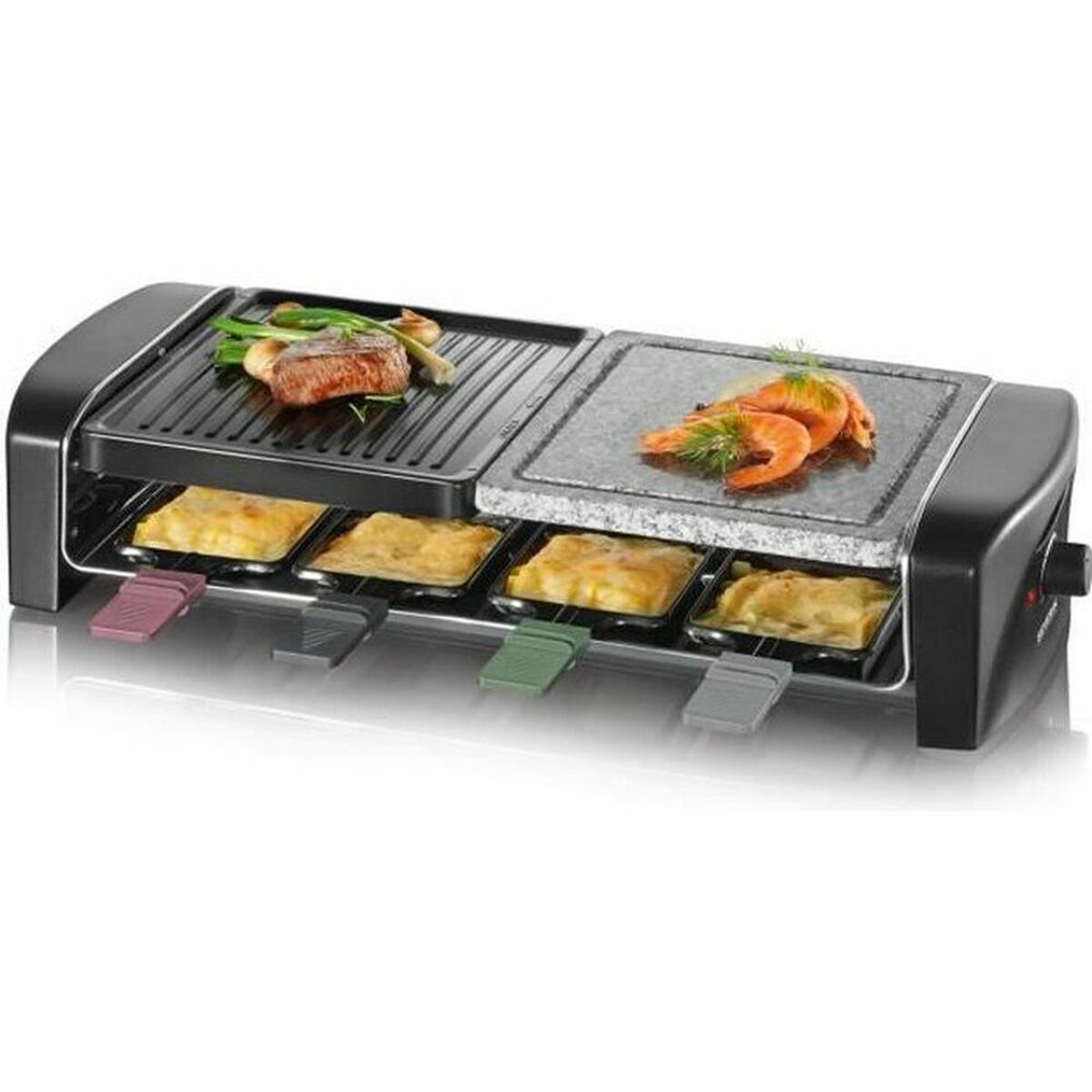 Raclette Severin Rg 9645 Nero Noir