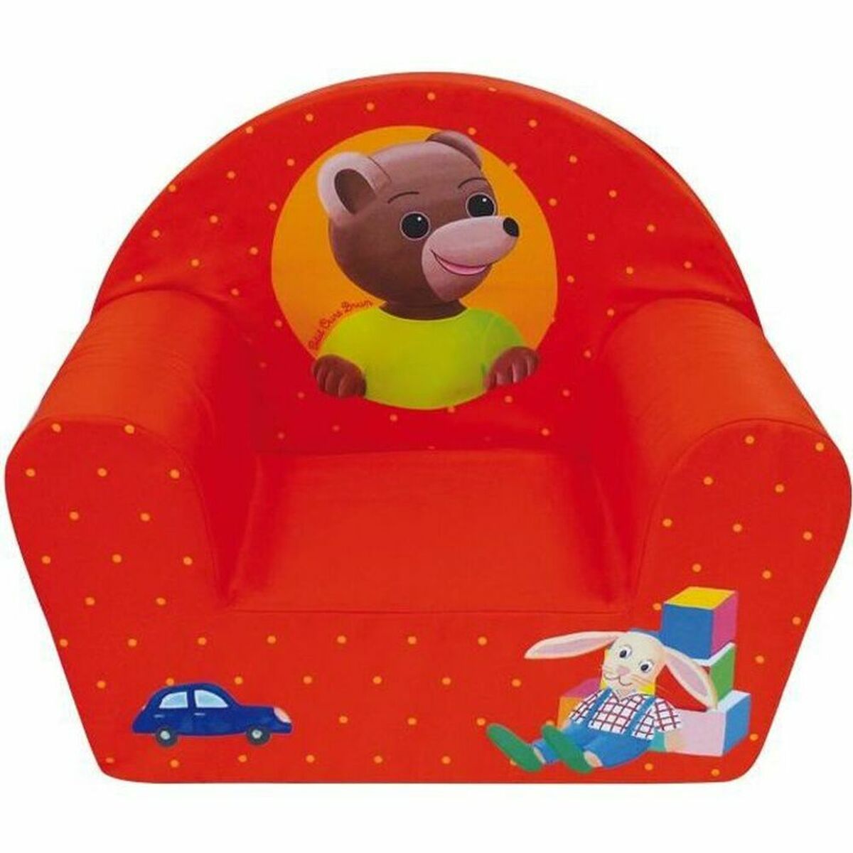 Poltrona Per Bambini Fun House 712583 Orso 52 X 33 X 42 Cm Rosso