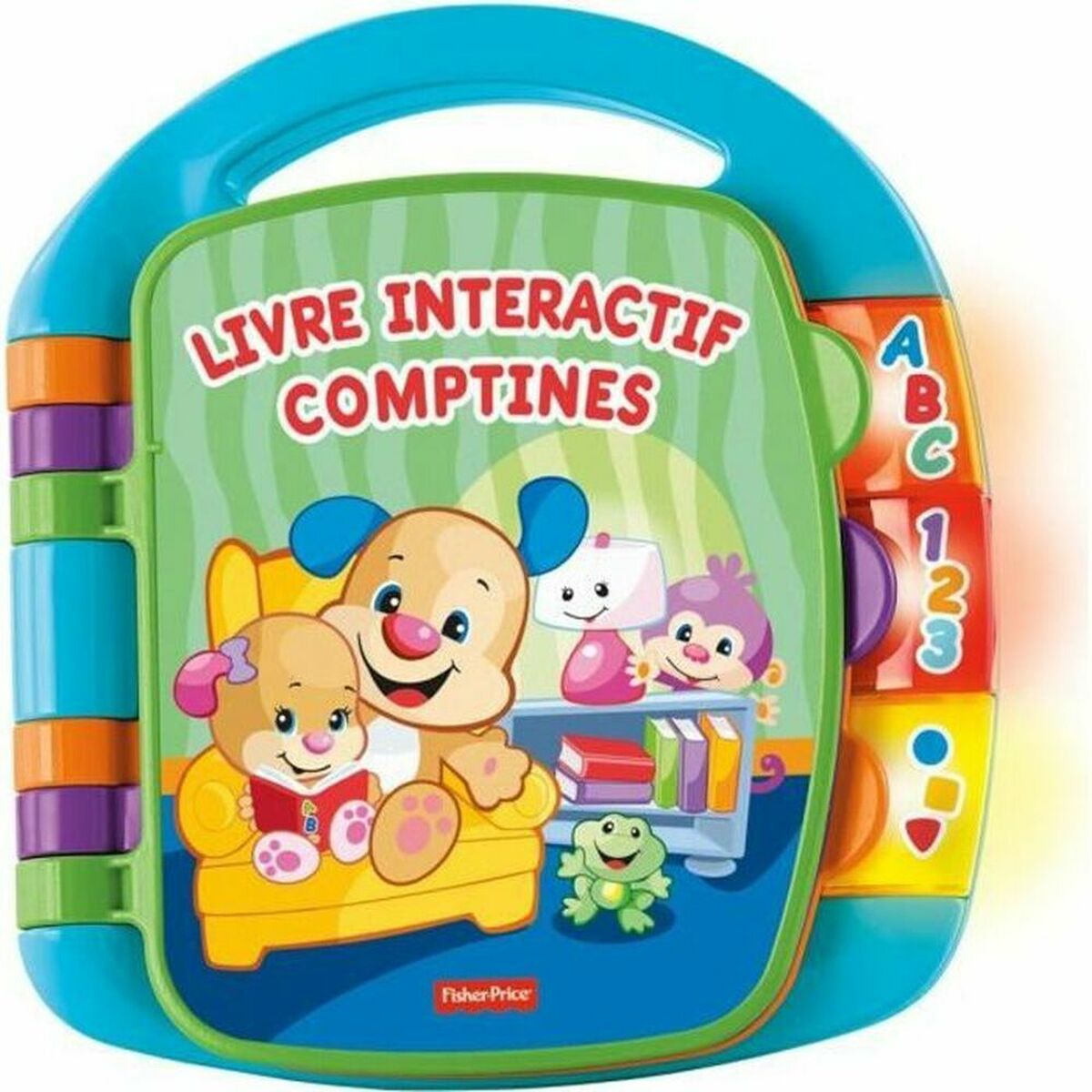Giocattolo Per Bebè FisheR-Price Interactive Book Nursery Rhymes Puppy