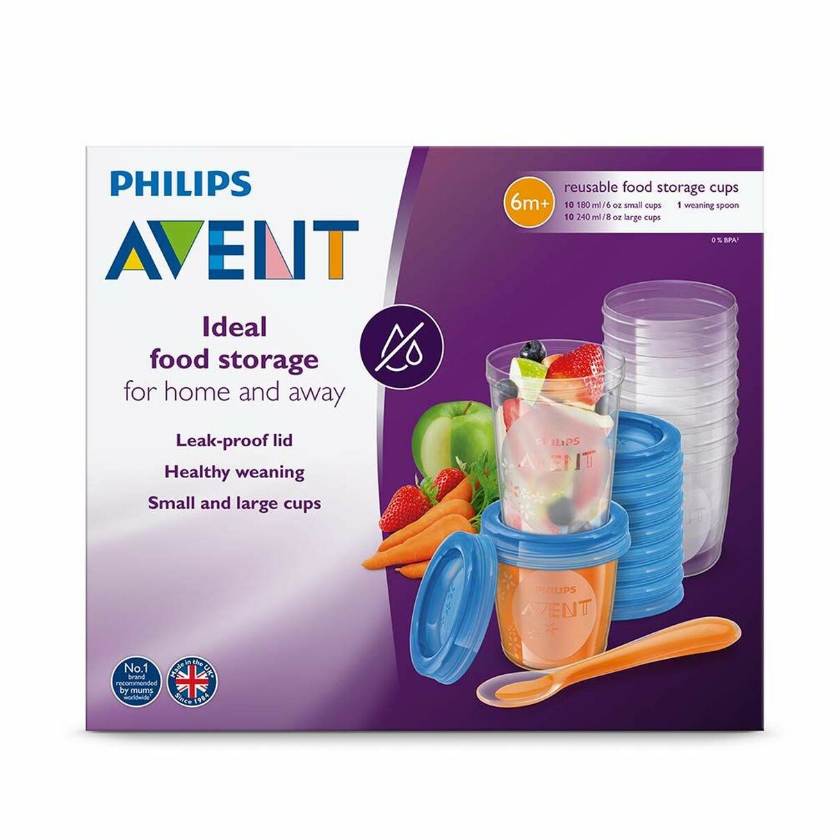 Set Di Contenitori Per Cibo Per Bambini Philips Scf721 / 20 - Image 3
