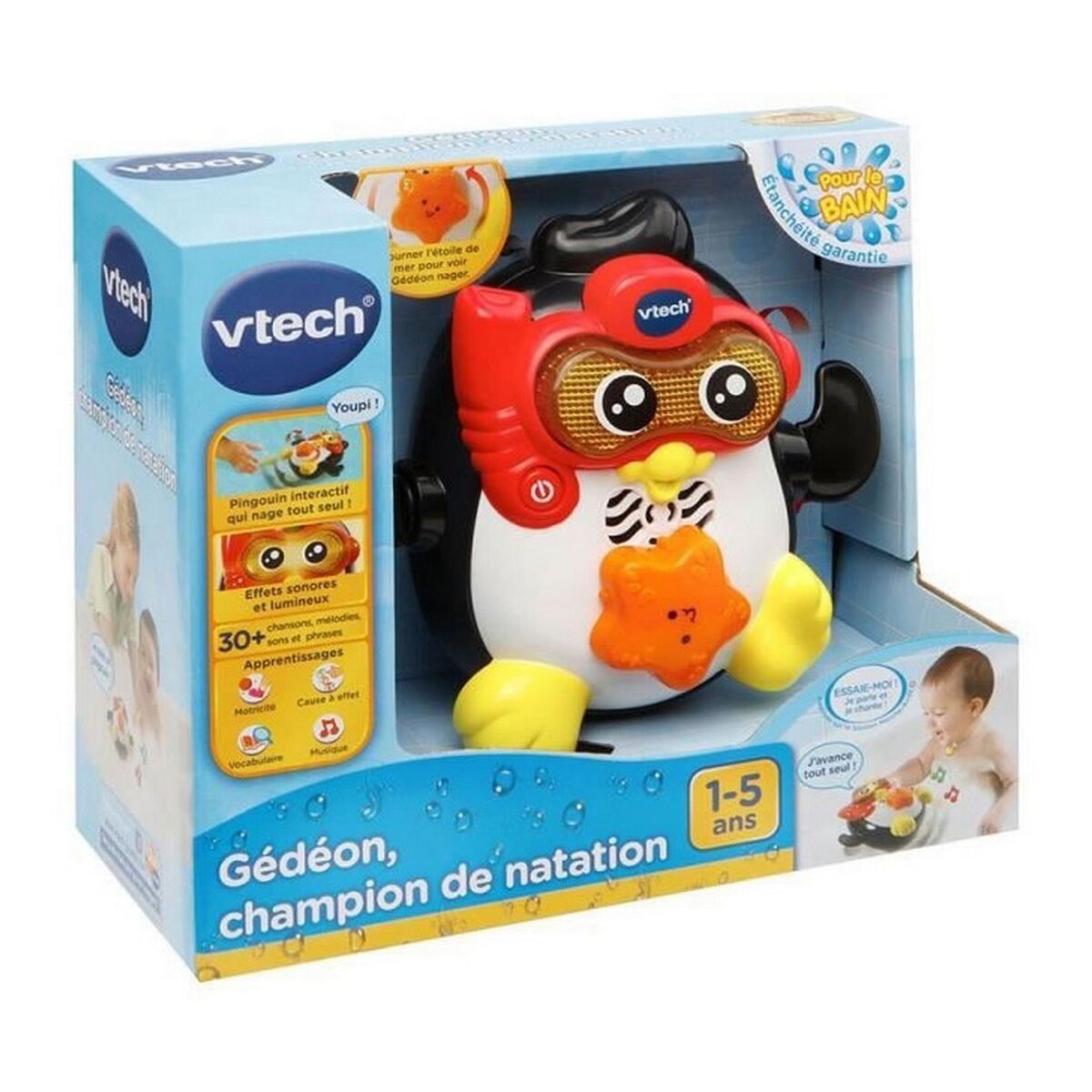 Giocattoli Da Bagno Vtech Baby Gédéon, Swimming Champion - Image 3