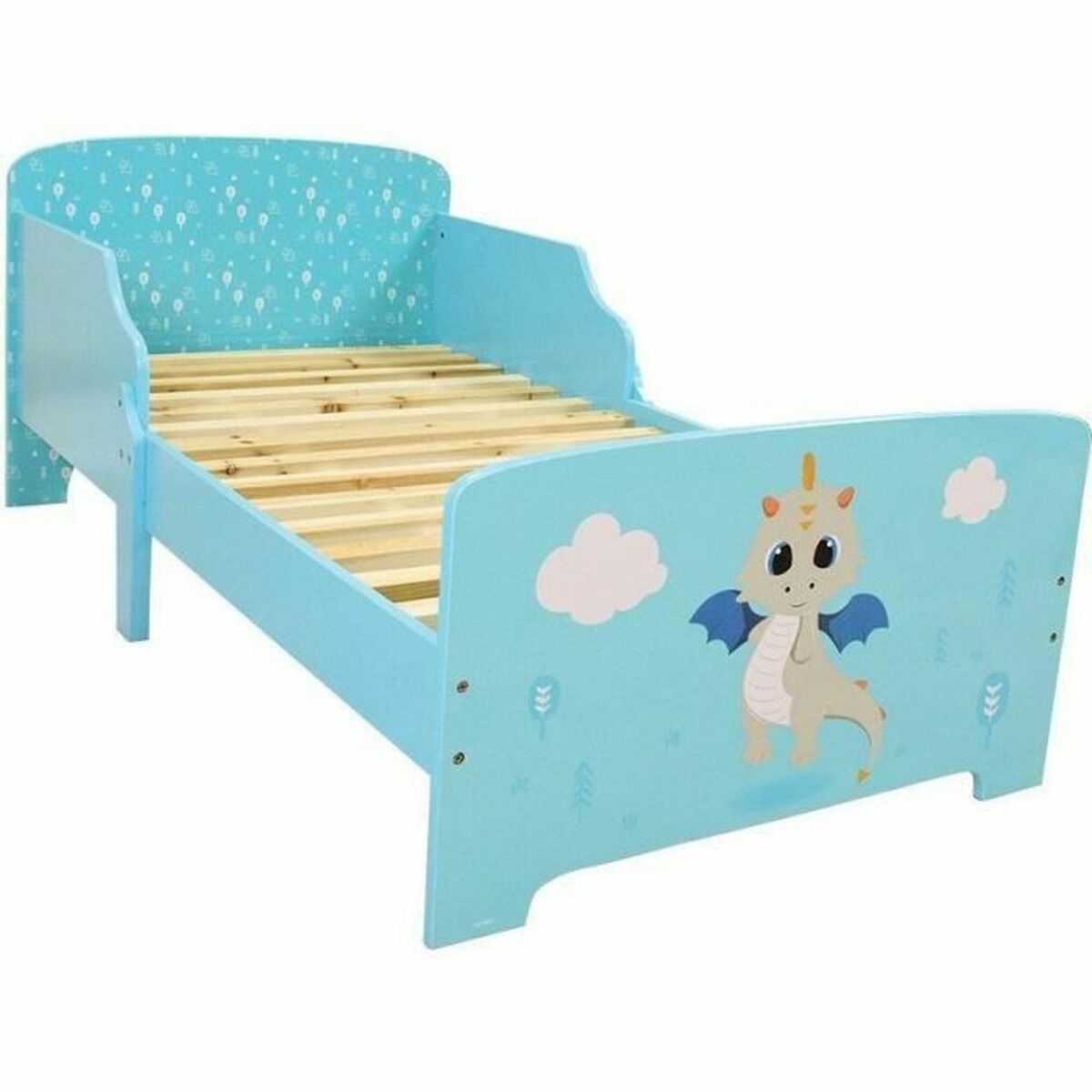 Letto Fun House Leon The Dragon 140 X 70 Cm Legno Mdf