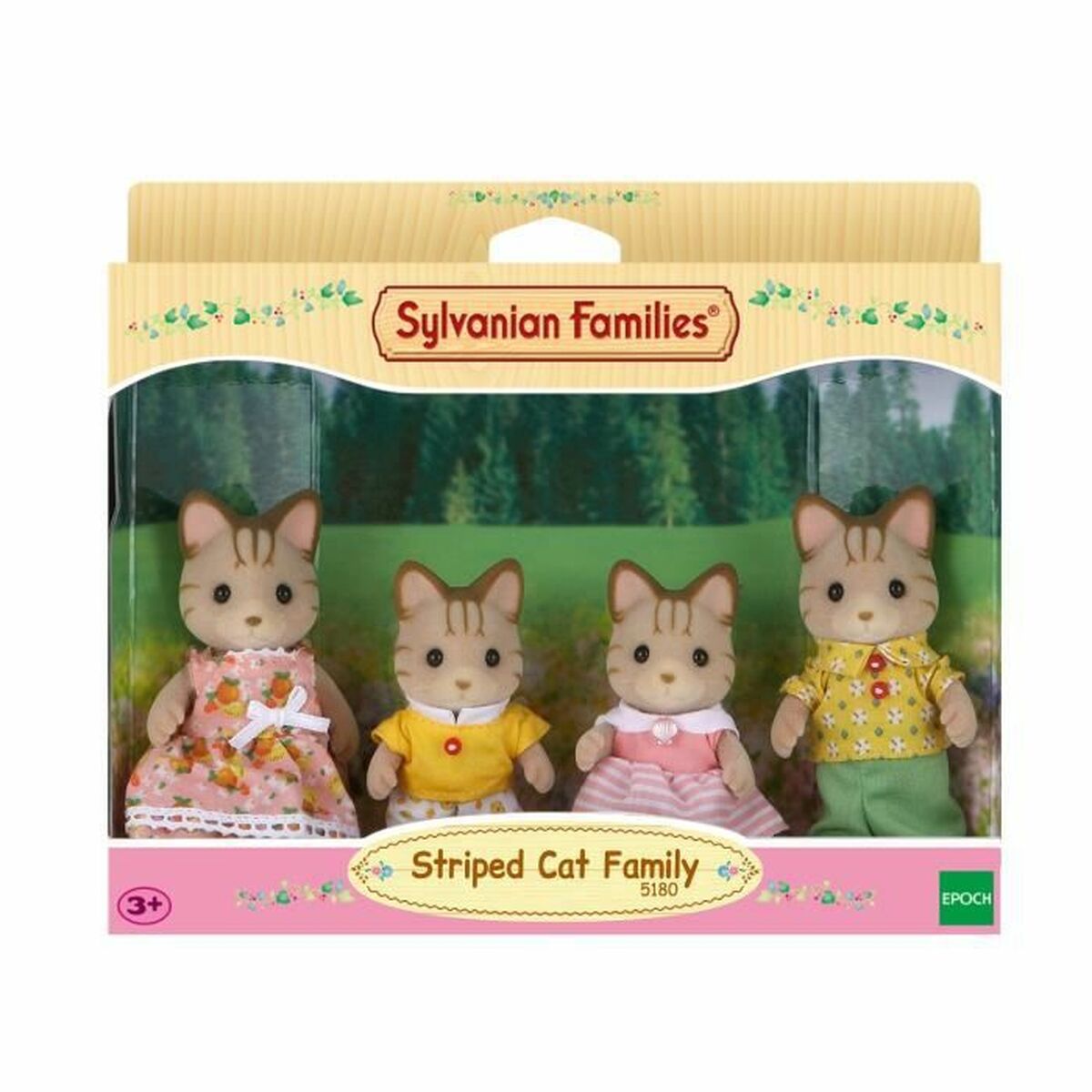 Personaggi D'azione Sylvanian Families Striped Cat Family