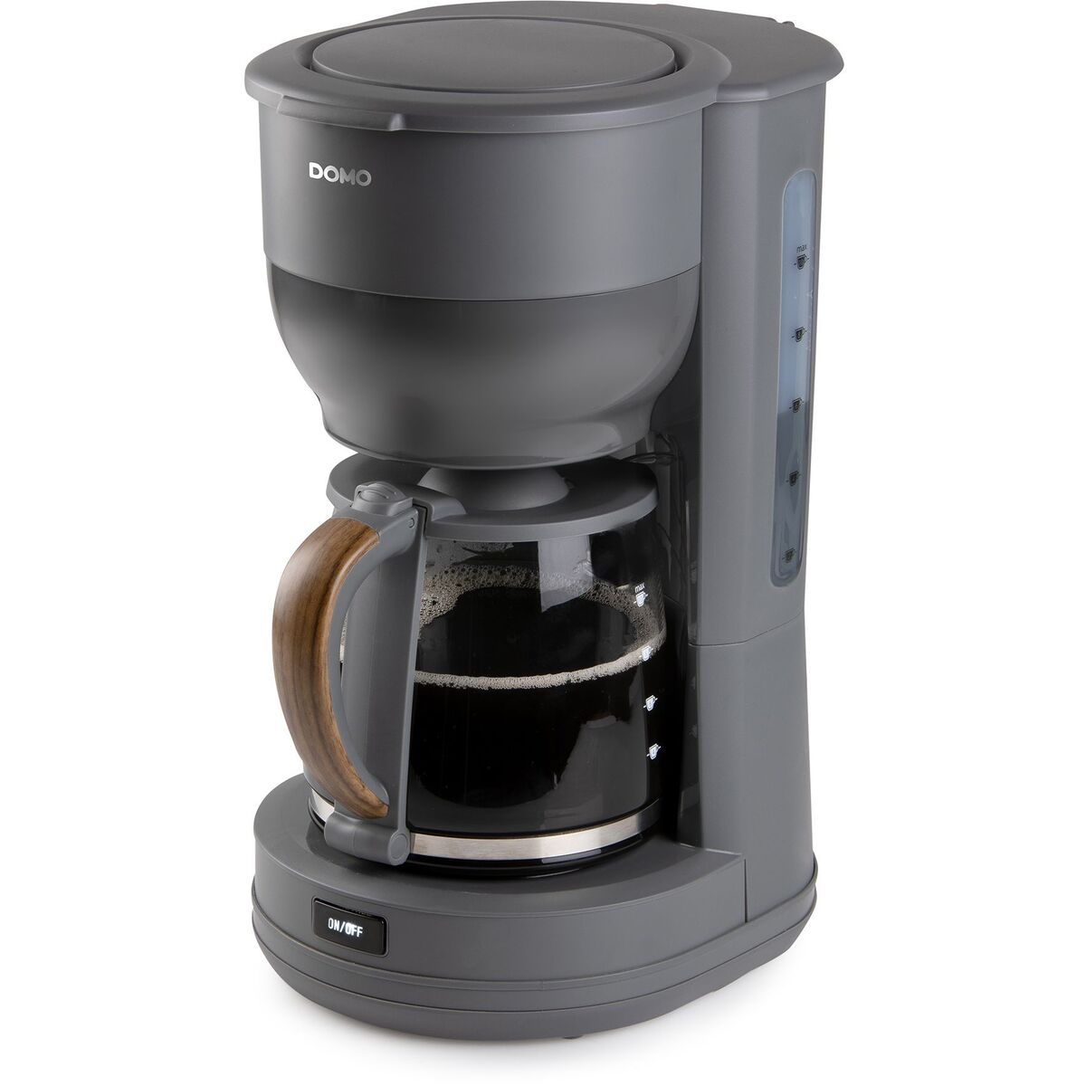 Caffettiera Americana Domo Do754k Grigio 900 W 10 Tazze 1,25 L