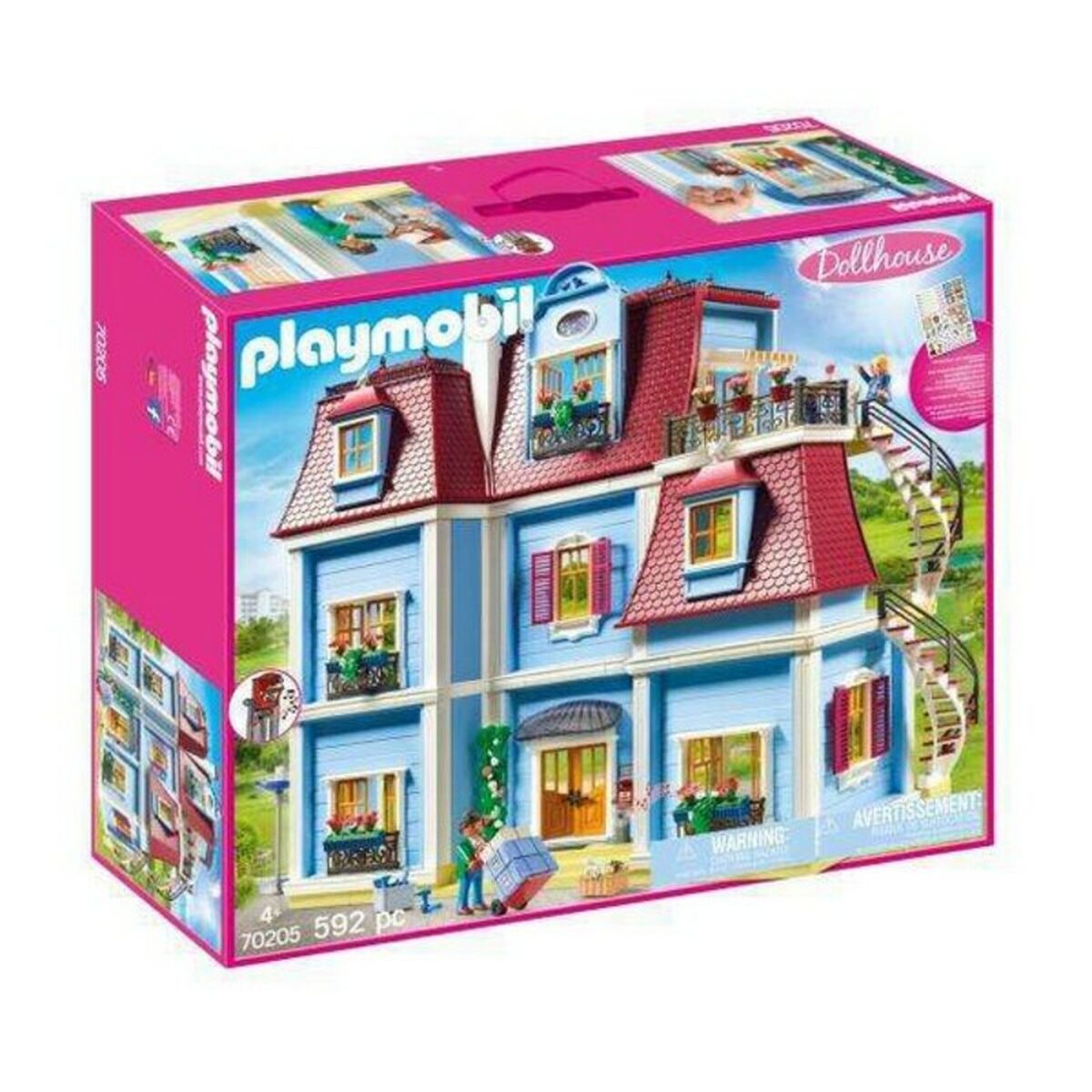 Casa Delle Bambole Playmobil Dollhouse Playmobil Dollhouse La Maison Traditionnelle 2020 70205 (592 Pcs)