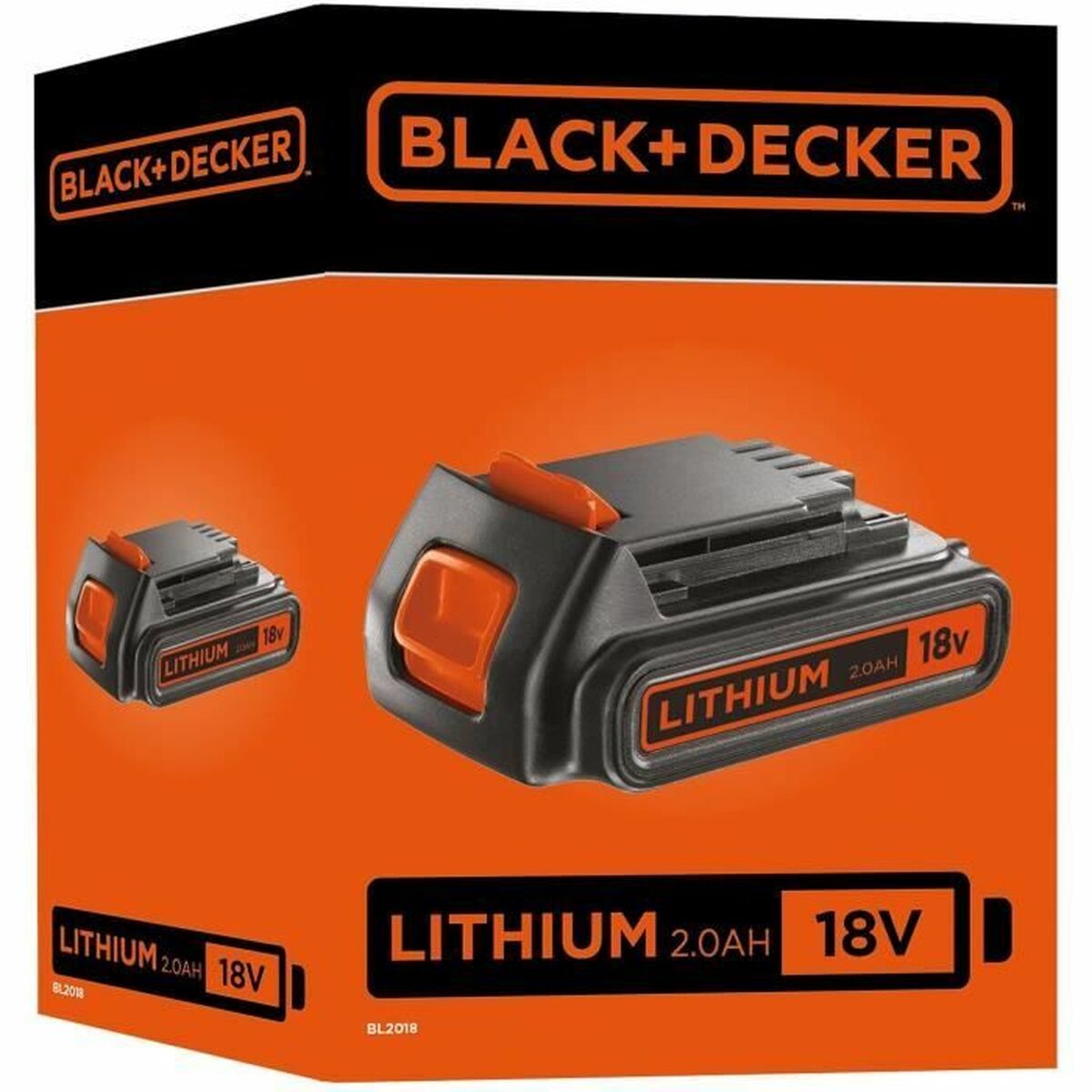 Batteria Ricaricabile Al Litio Black & Decker Bl2018 18 V Litio Ion 2 ah - Image 3