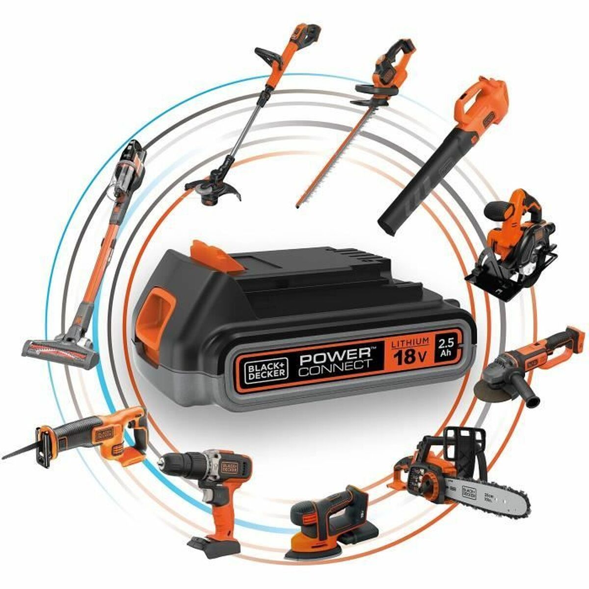 Batteria Ricaricabile Al Litio Black & Decker Bl2018 18 V Litio Ion 2 ah - Image 4