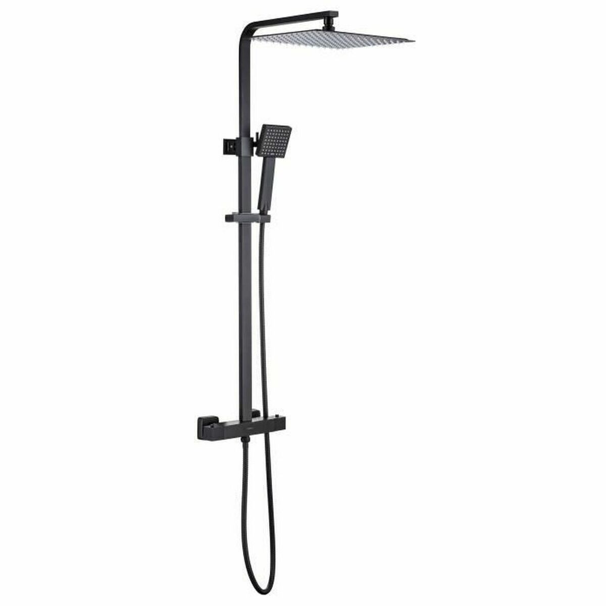 Colonna Doccia Oceanic Nero Abs 30 Mm 30 Cm 150 mm