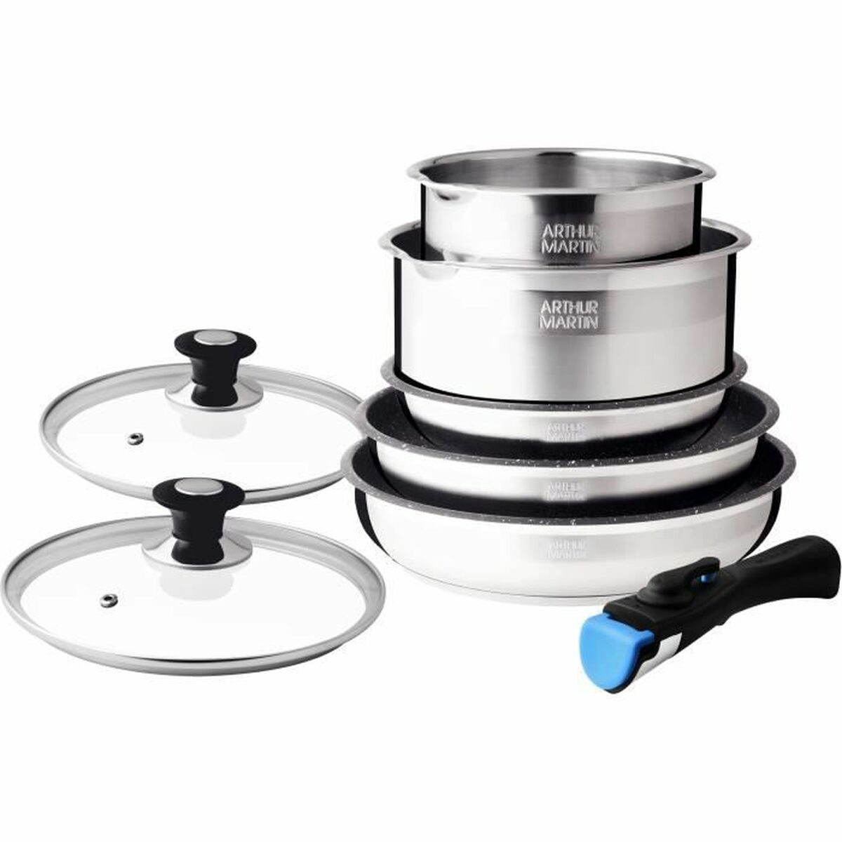 Batteria Da Cucina Arthur Martin   8 Pezzi
