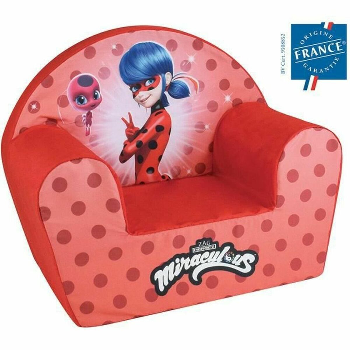 Poltrona Per Bambini Fun House Lady Bug Club 52 X 33 X 42 cm