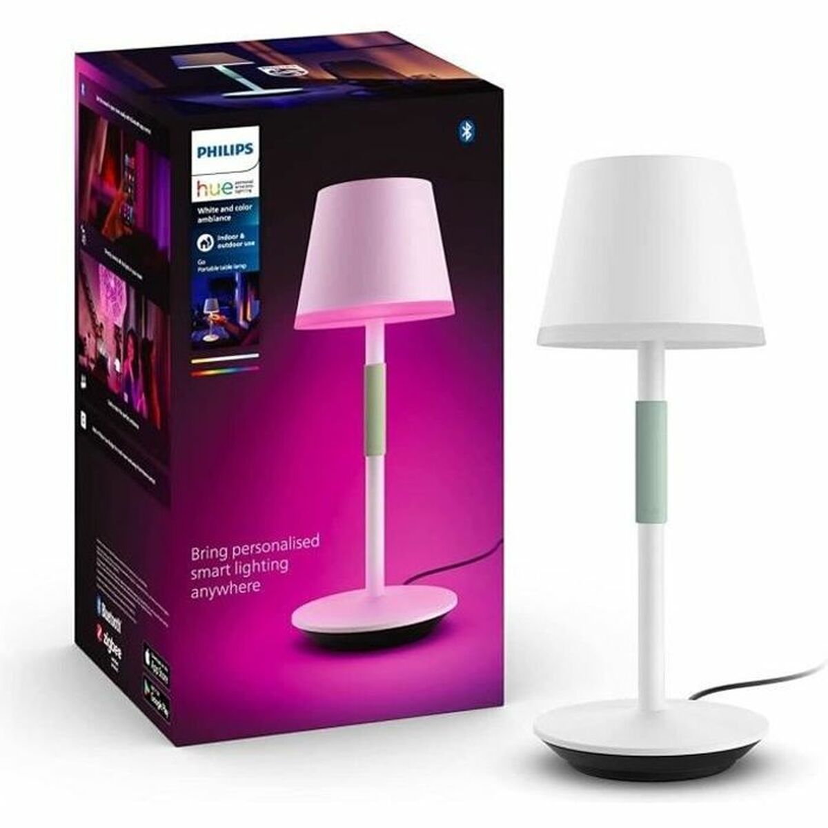 Lampada Da Tavolo Philips Bianco Metallo 220-240 V