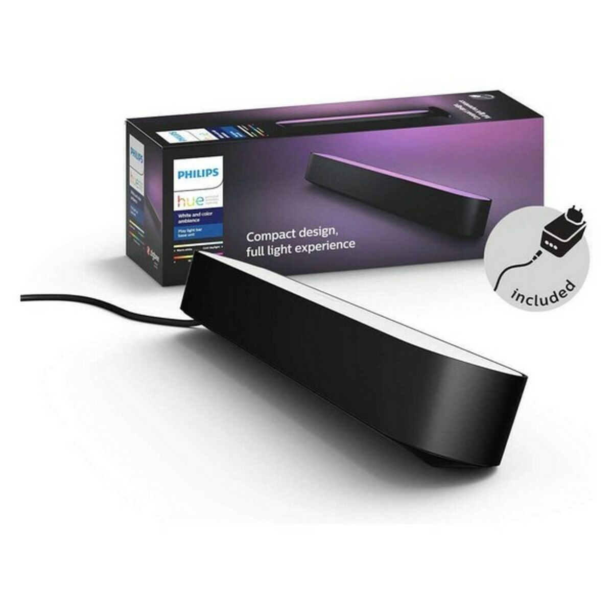 Lampada Da Tavolo Philips Hue Color Play Nero 530 lm