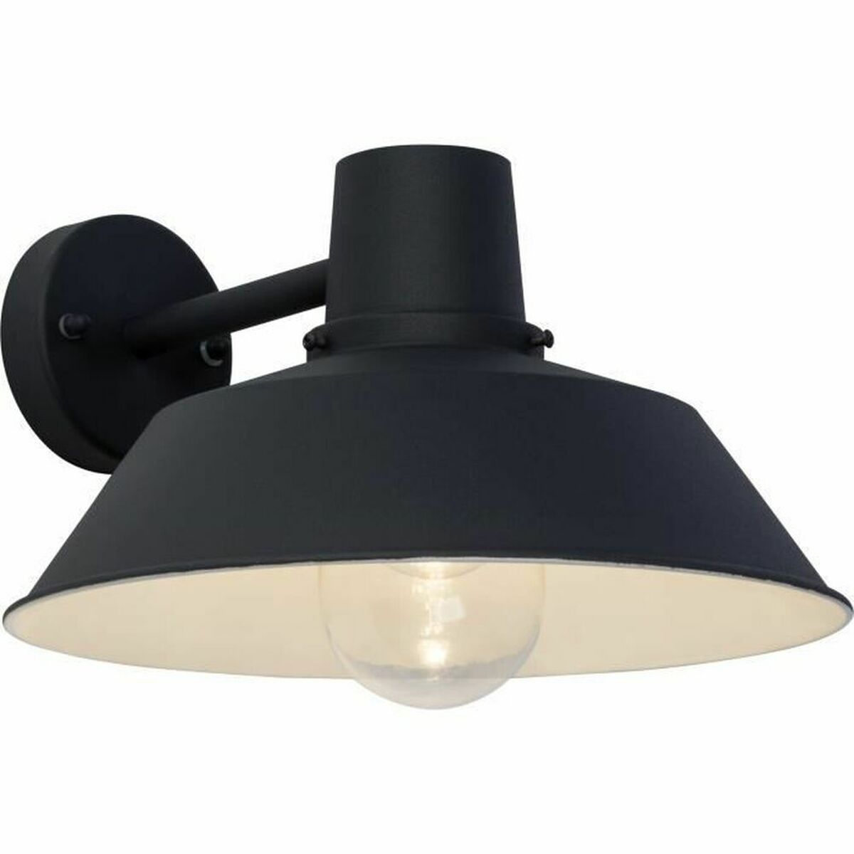 Applique Da Parete Brilliant Nero Antracite Metallo 60 W E27