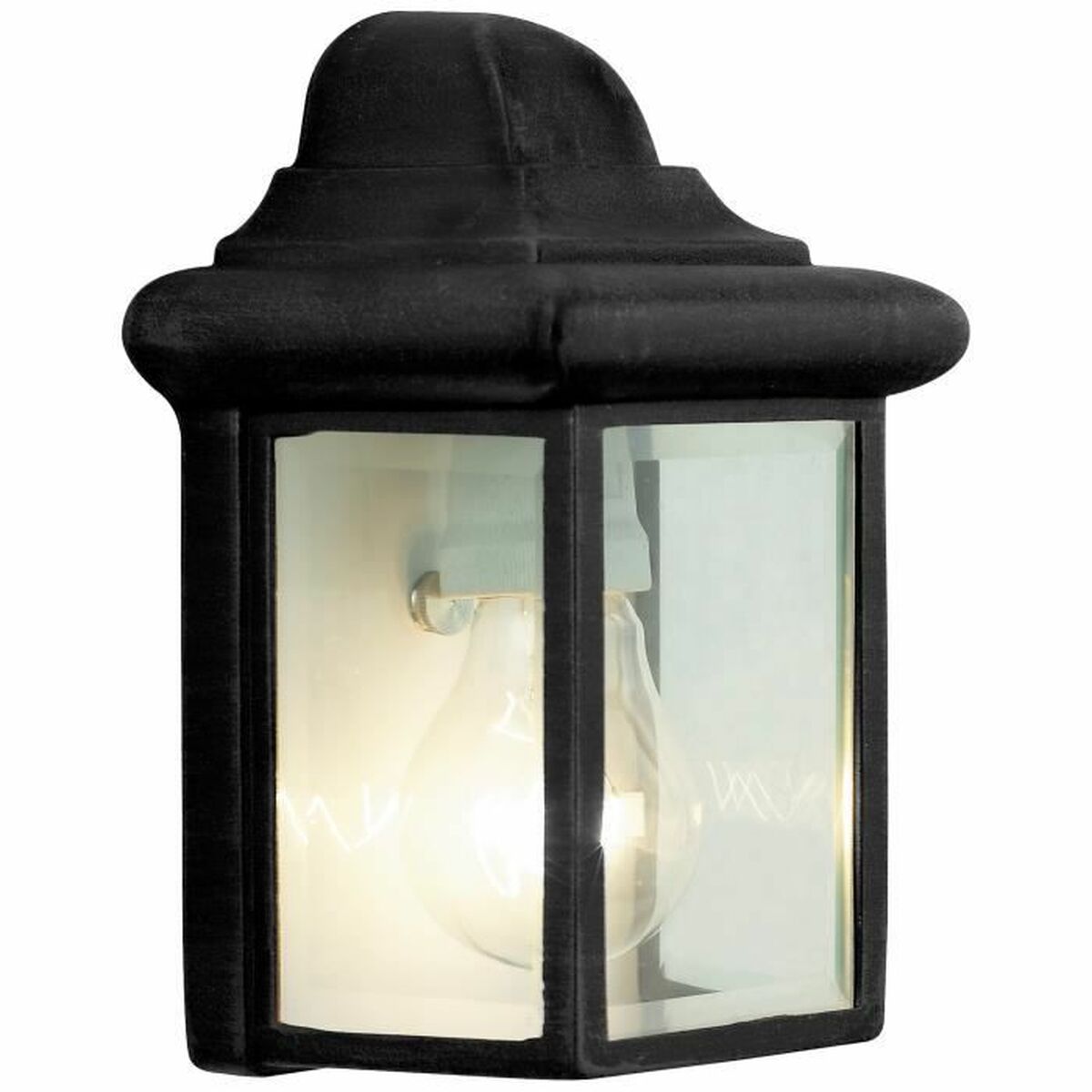 Applique Da Parete Brilliant Nissie Nero 40 W E27 Plastica