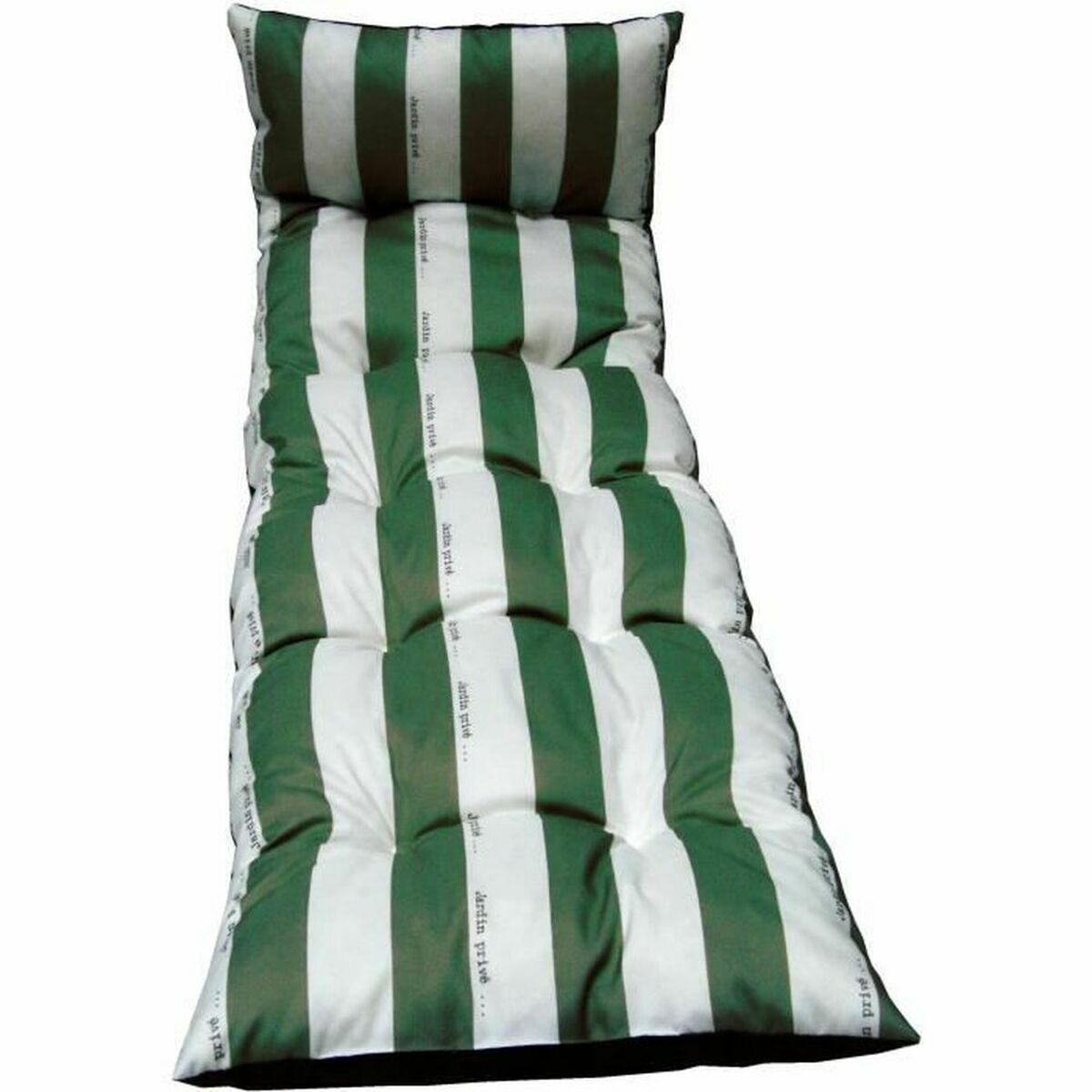 Cuscino Per Lettino Jardin Prive Verde 180 X 56 X 10 cm