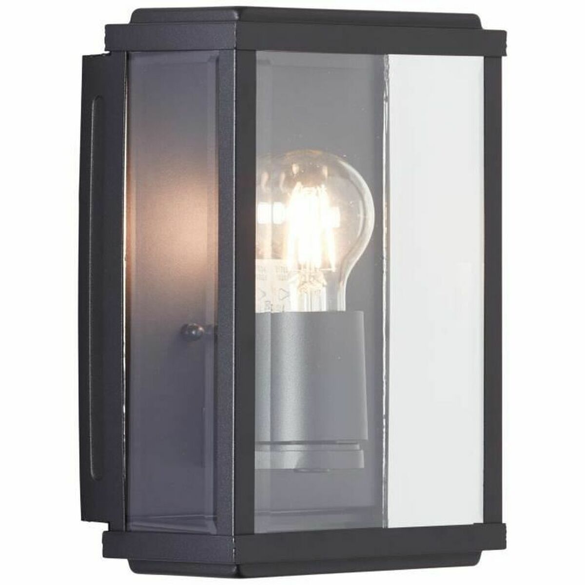 Applique Da Parete Brilliant Gaia Nero Metallo 60 W E27