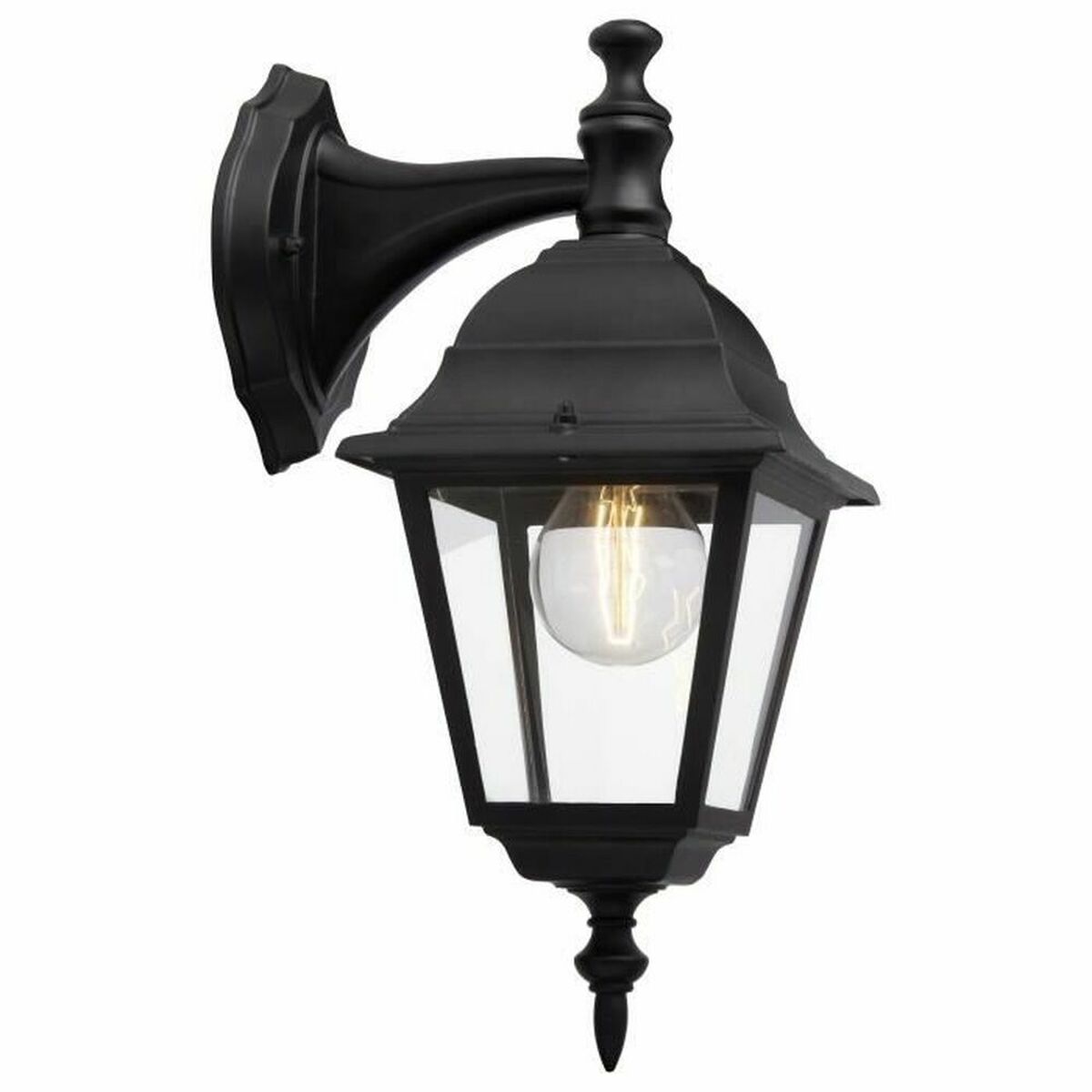 Applique Da Parete Brilliant 44282/06 Nero Metallo 60 W E27