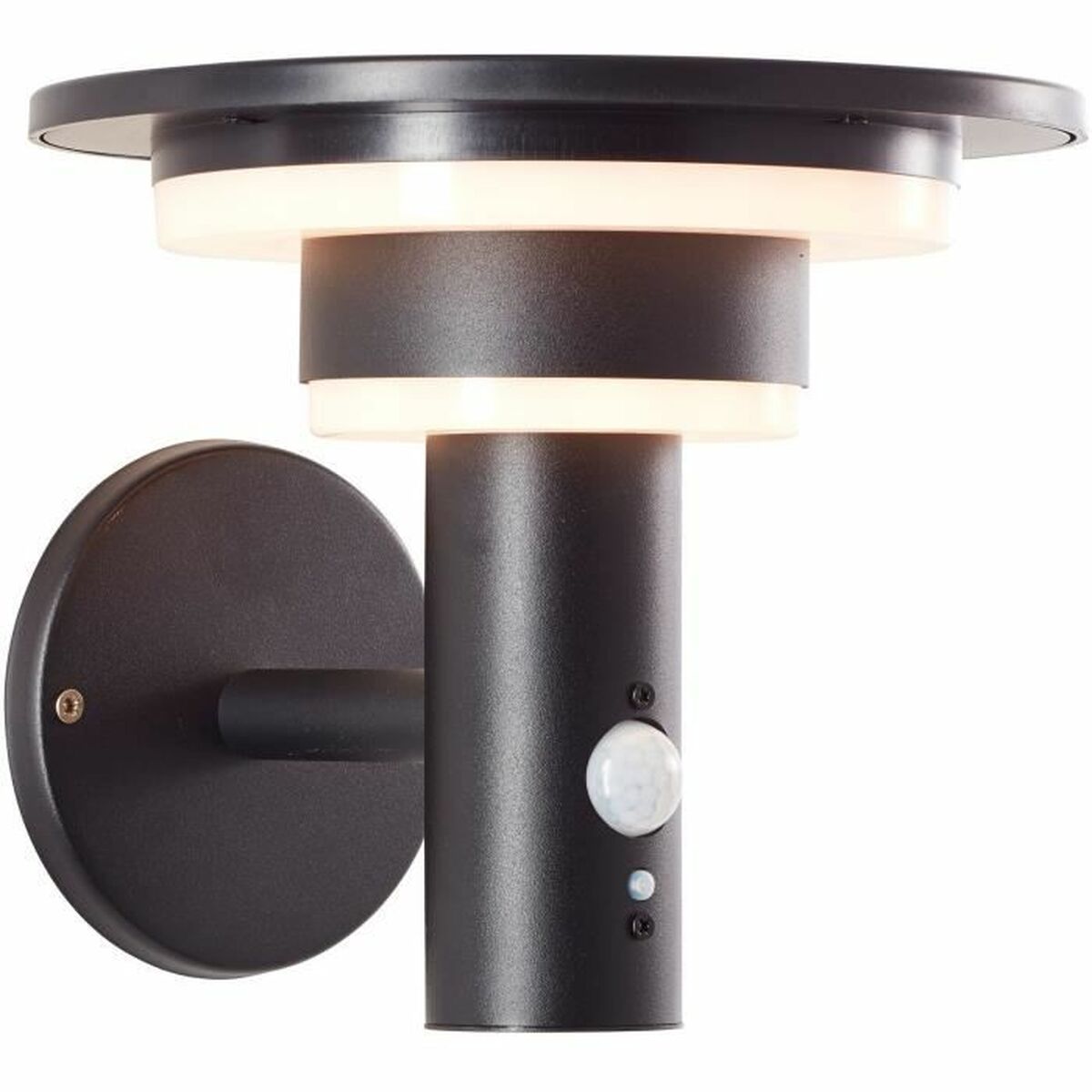 Applique Da Parete Brilliant Nero Giardino 18,5 X 21 X 21,3 cm
