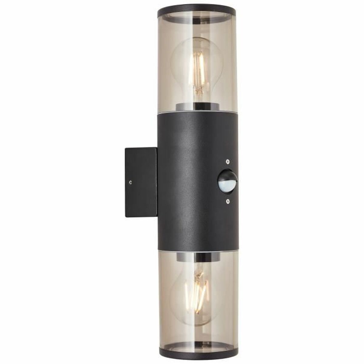 Applique Da Parete Brilliant Sergioro Esterno Rilevatore Di Movimento Nero 20 W