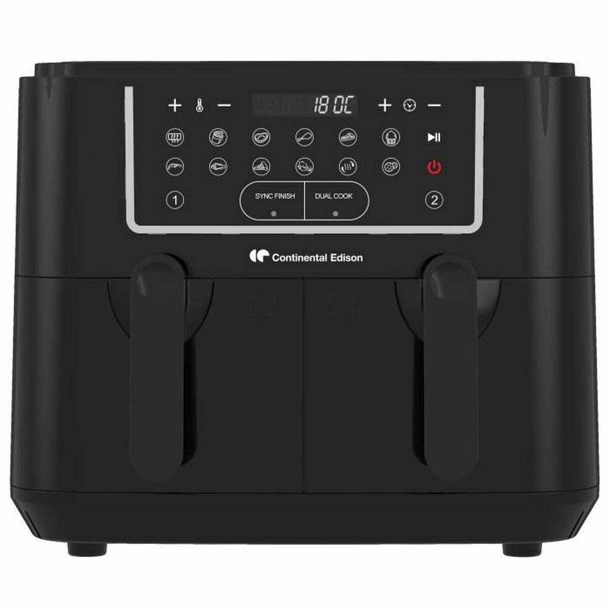 Friggitrice Ad Aria Continental Edison Nero 2400 W 9 L