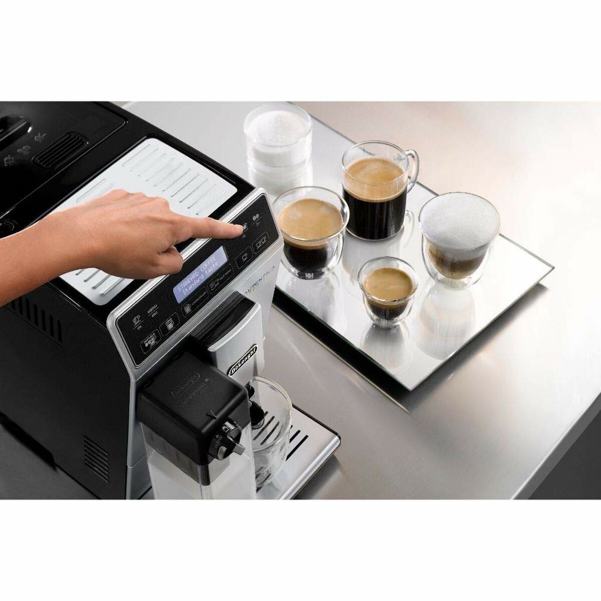 Caffettiera Superautomatica Delonghi Cappuccino Etam 29.660.sb Argentato 1450 W 15 Bar 1,4 L - Image 6