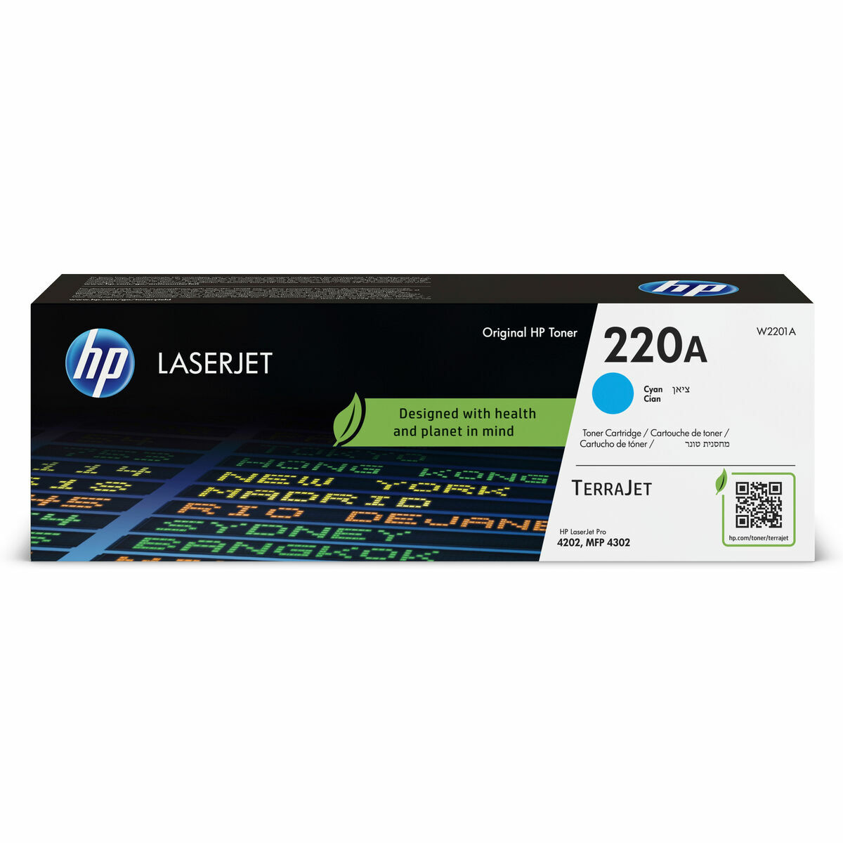 Cartuccia Ad Inchiostro Originale Hp W2201a Azzurro
